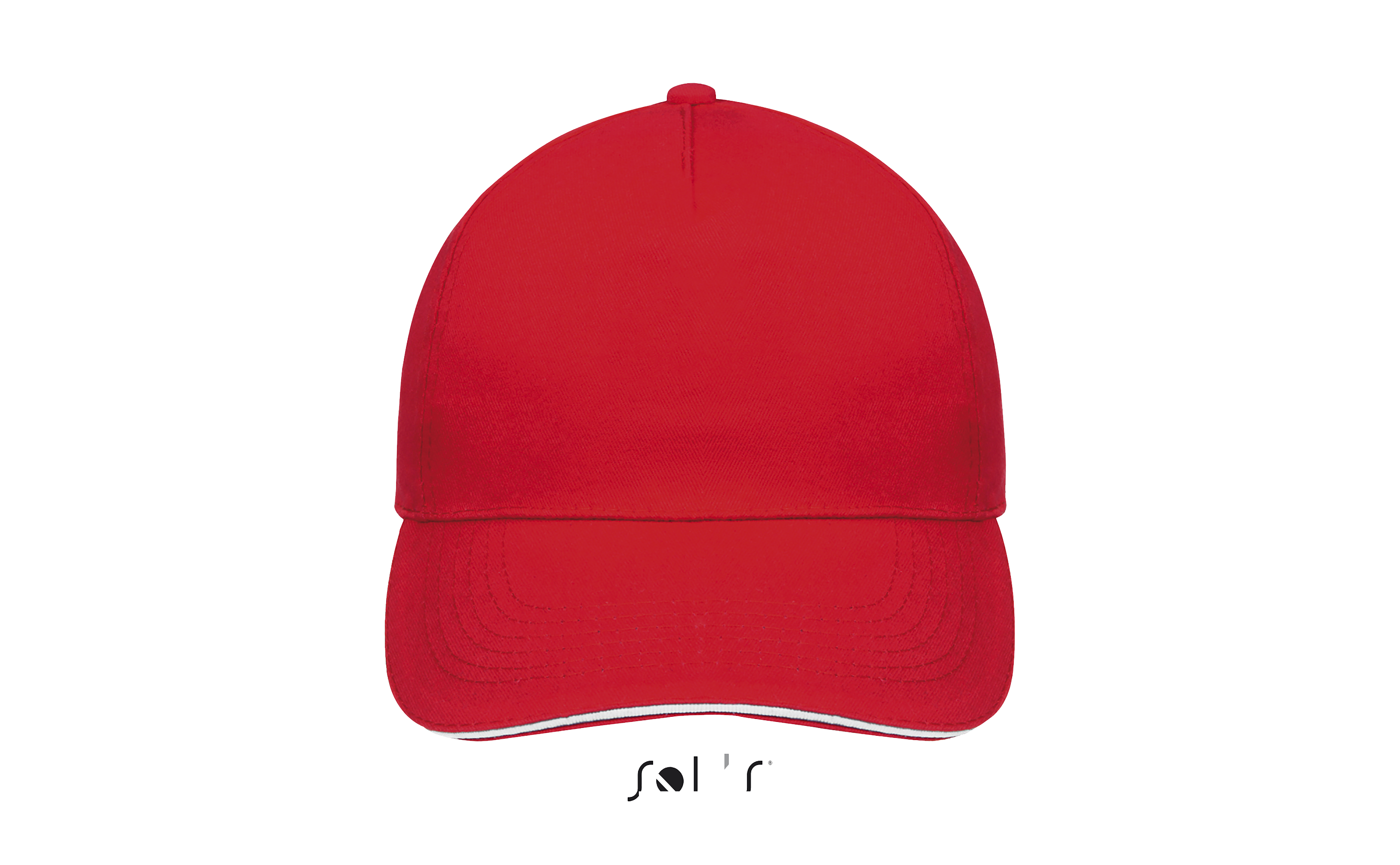 CASQUETTE 5 PANNEAUX SUNNY Rouge / Blanc Rouge, à personnaliser avec le logo de votre club. CASQUETTE 5 PANNEAUX SUNNY Rouge / Blanc Rouge