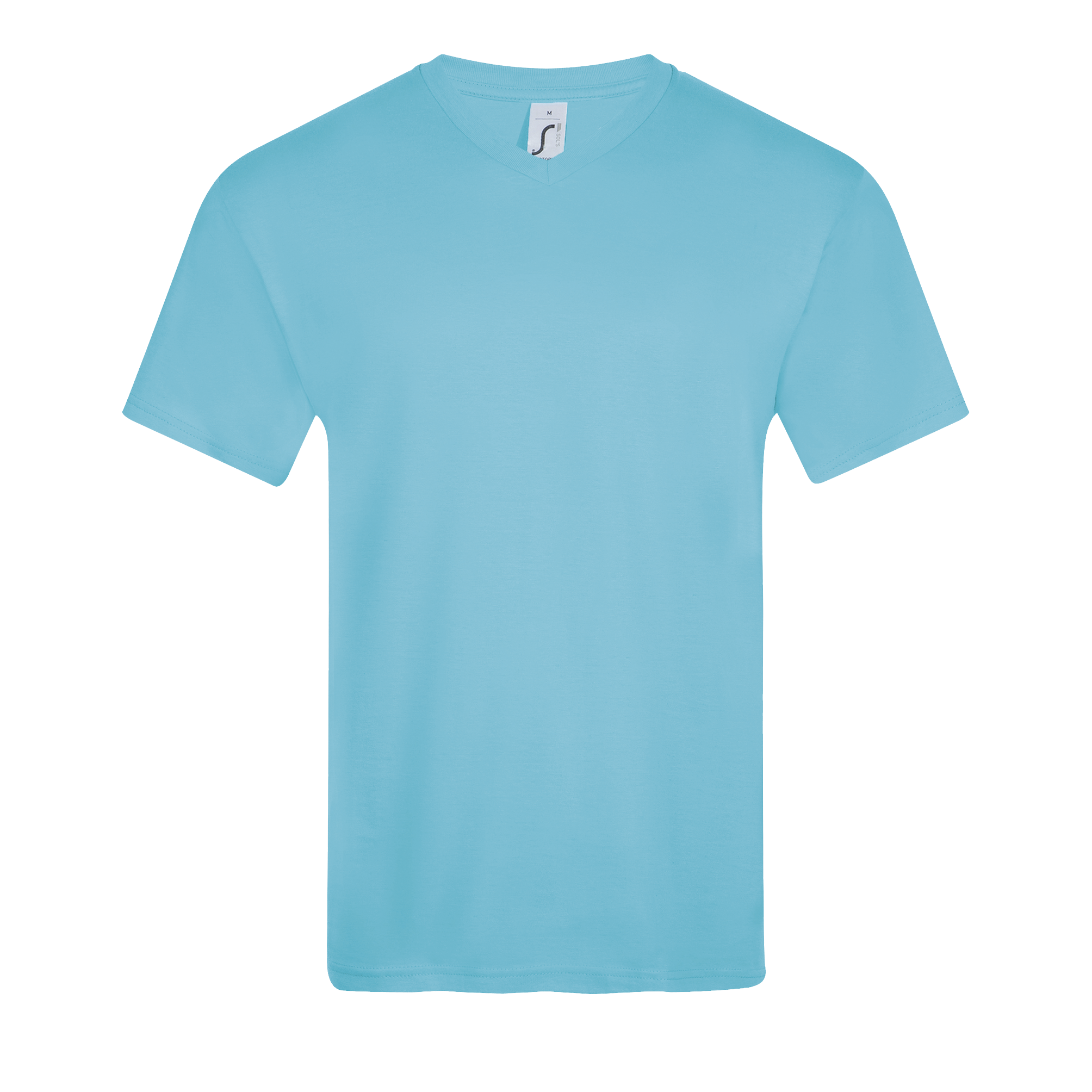 TEE-SHIRT HOMME COL ‘’V’’ VICTORY Bleu atoll Bleu , à personnaliser avec le logo de votre club. TEE-SHIRT HOMME COL ‘’V’’ VICTORY Bleu atoll Bleu