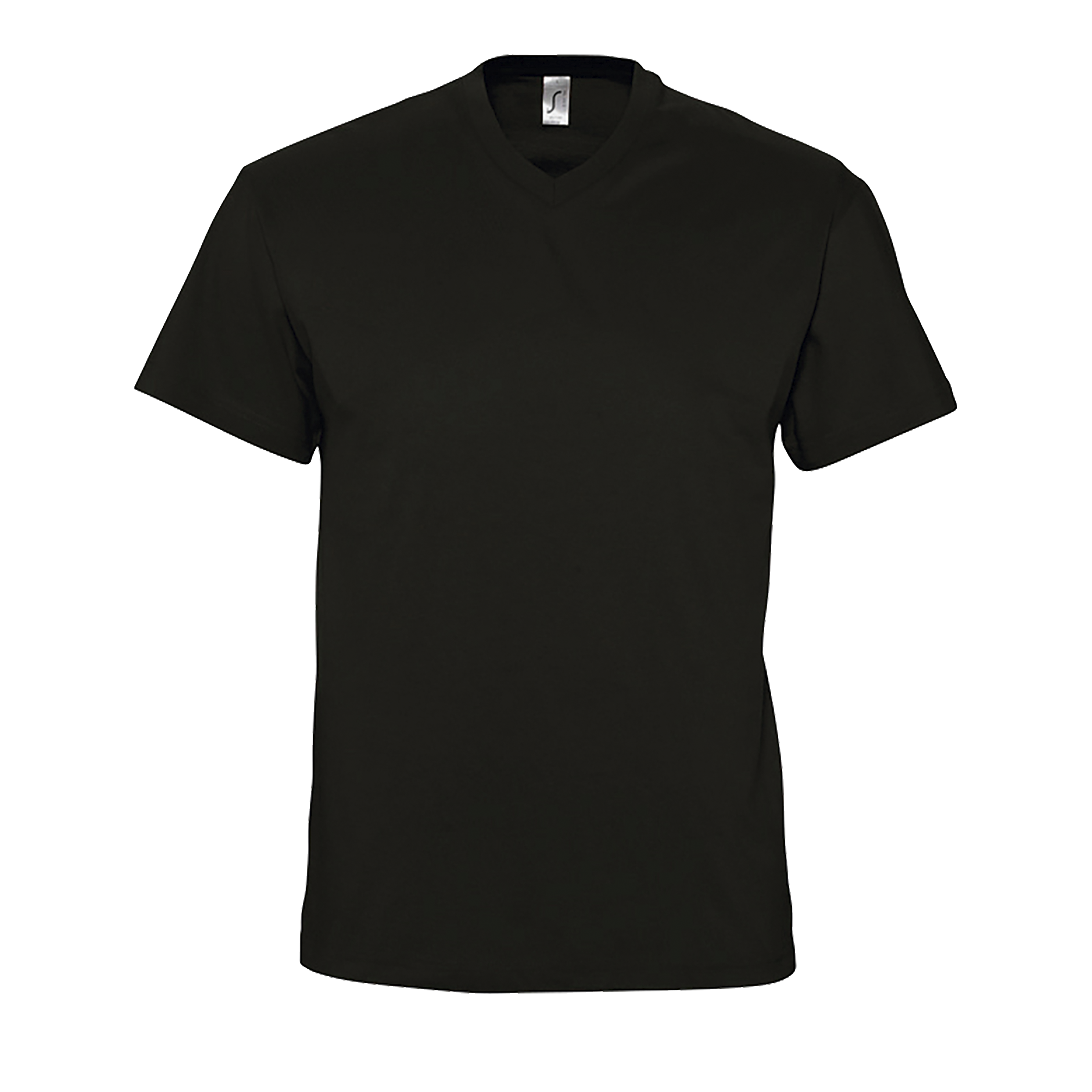TEE-SHIRT HOMME COL ‘’V’’ VICTORY Noir profond Noir , à personnaliser avec le logo de votre club. TEE-SHIRT HOMME COL ‘’V’’ VICTORY Noir profond Noir