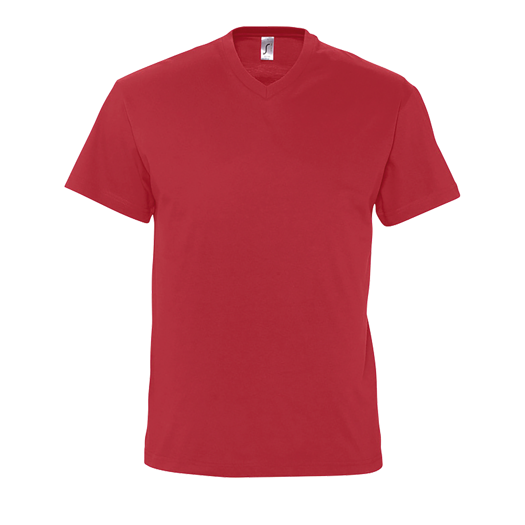 TEE-SHIRT HOMME COL ‘’V’’ VICTORY Rouge Rouge, à personnaliser avec le logo de votre club. TEE-SHIRT HOMME COL ‘’V’’ VICTORY Rouge Rouge