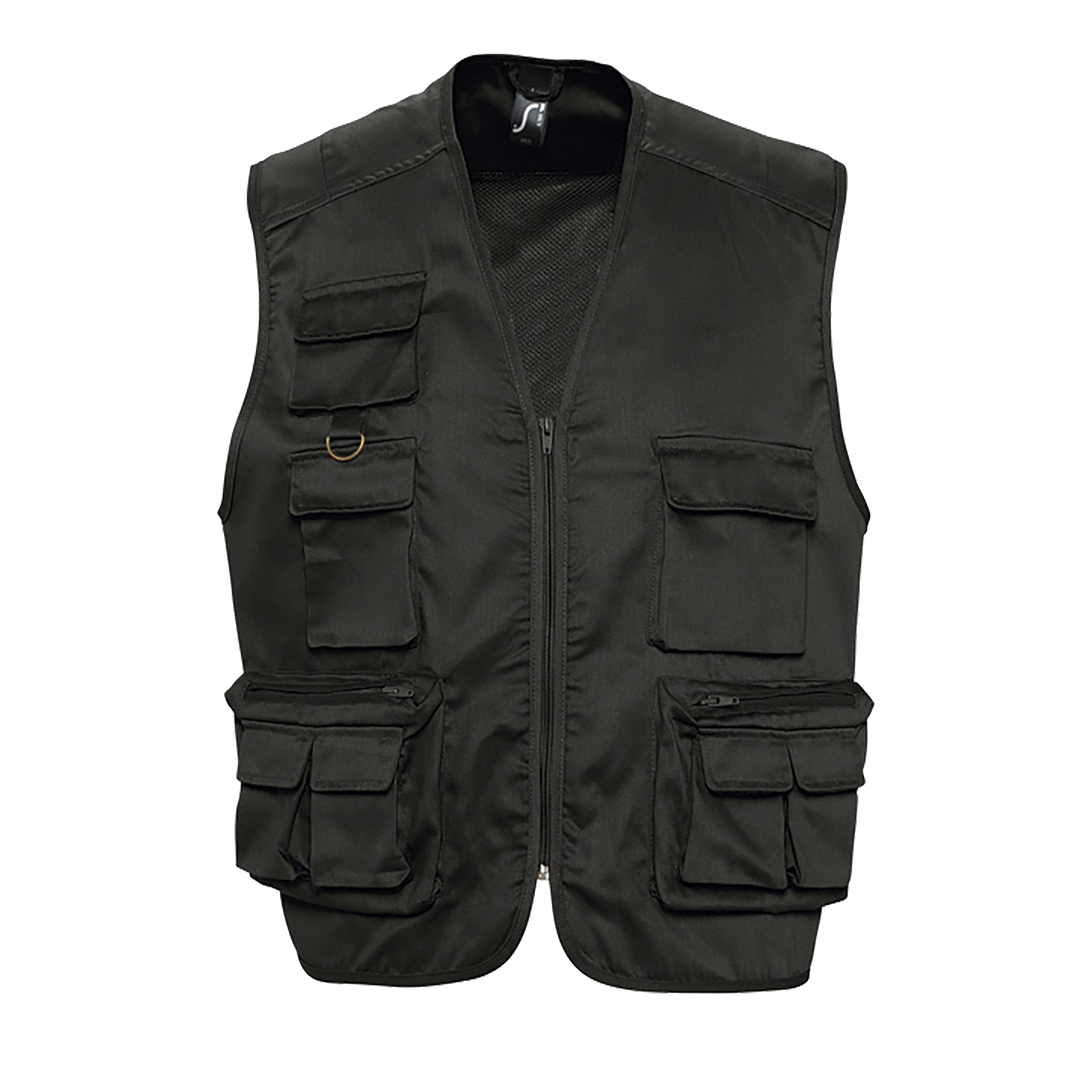 GILET REPORTER MULTIPOCHES WILD Noir Noir , à personnaliser avec le logo de votre club. GILET REPORTER MULTIPOCHES WILD Noir Noir