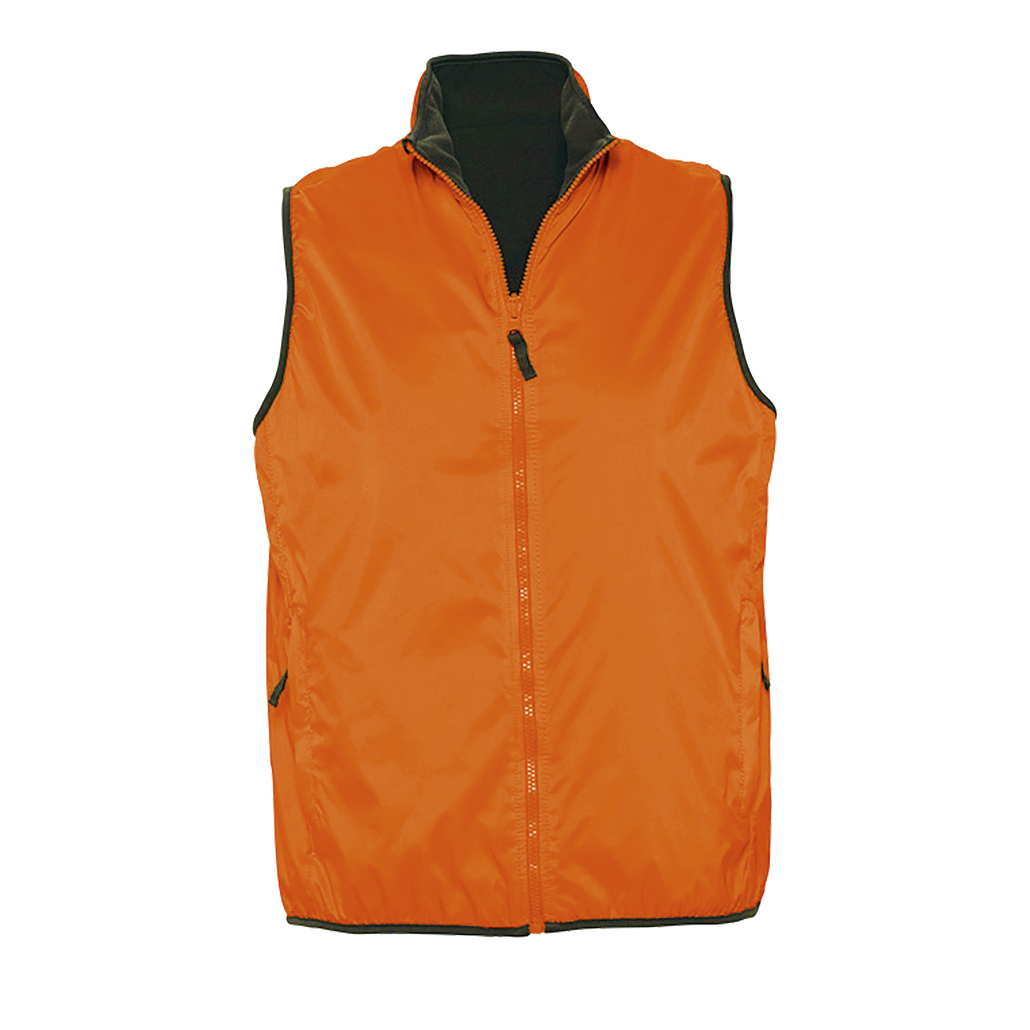 BODYWARMER UNISEXE RÉVERSIBLE CONTRASTÉ WINNER Orange Orange , à personnaliser avec le logo de votre club. BODYWARMER UNISEXE RÉVERSIBLE CONTRASTÉ WINNER Orange Orange
