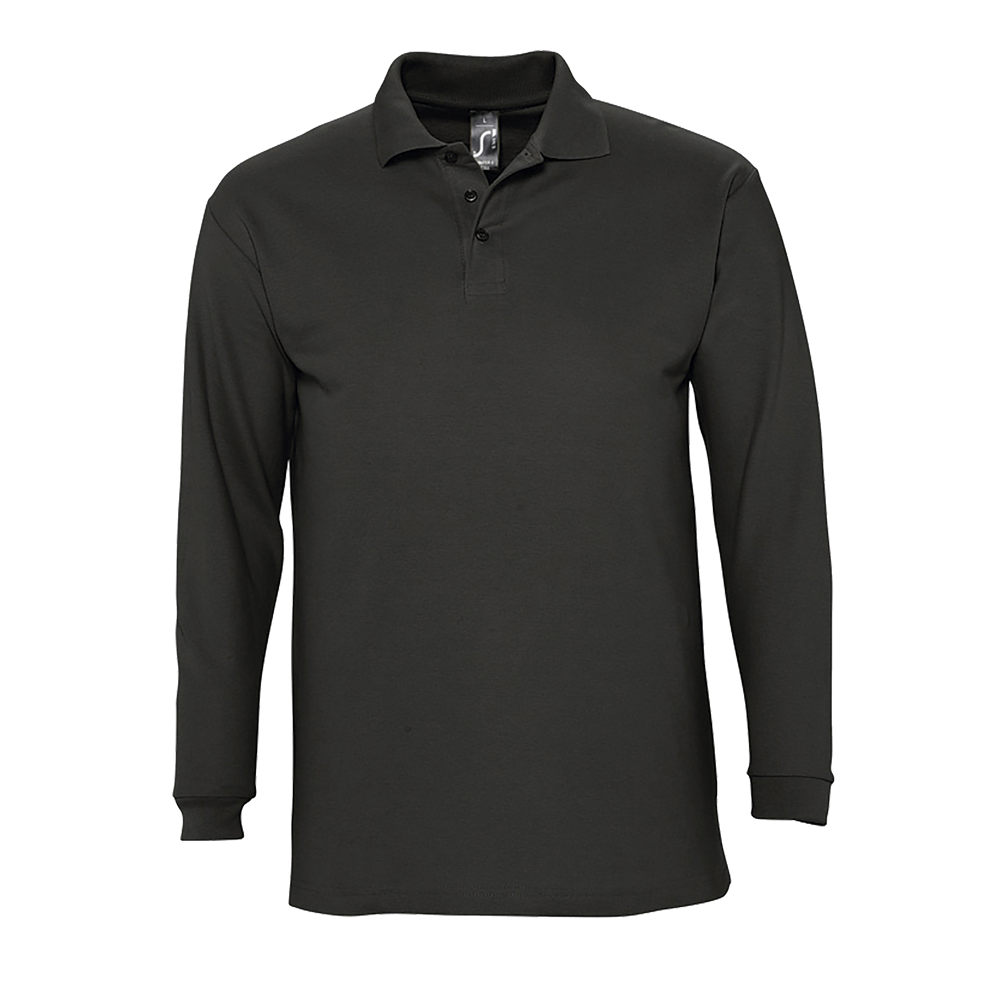 POLO HOMME WINTER II Noir Noir , à personnaliser avec le logo de votre club. POLO HOMME WINTER II Noir Noir