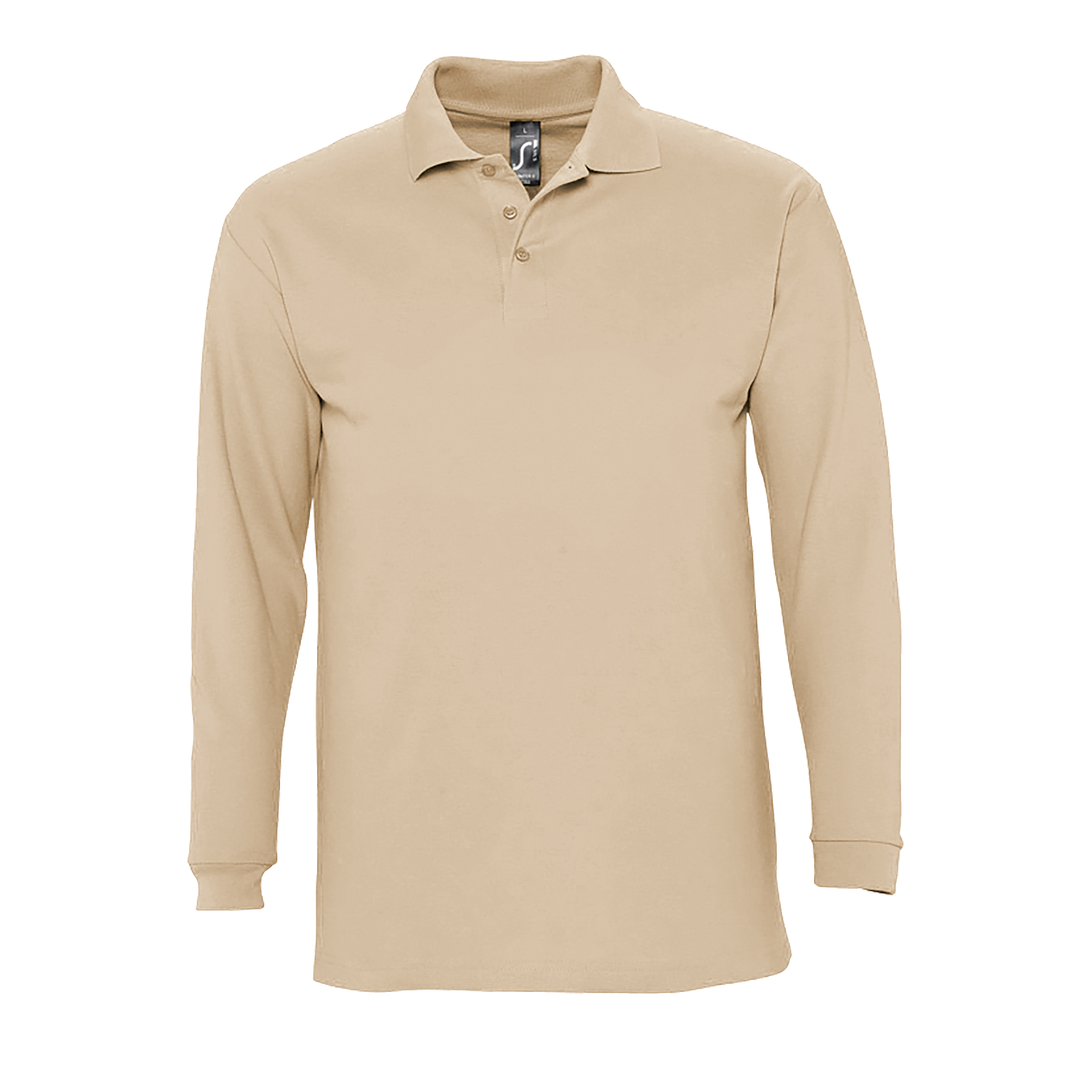 POLO HOMME WINTER II Sable Beige , à personnaliser avec le logo de votre club. POLO HOMME WINTER II Sable Beige