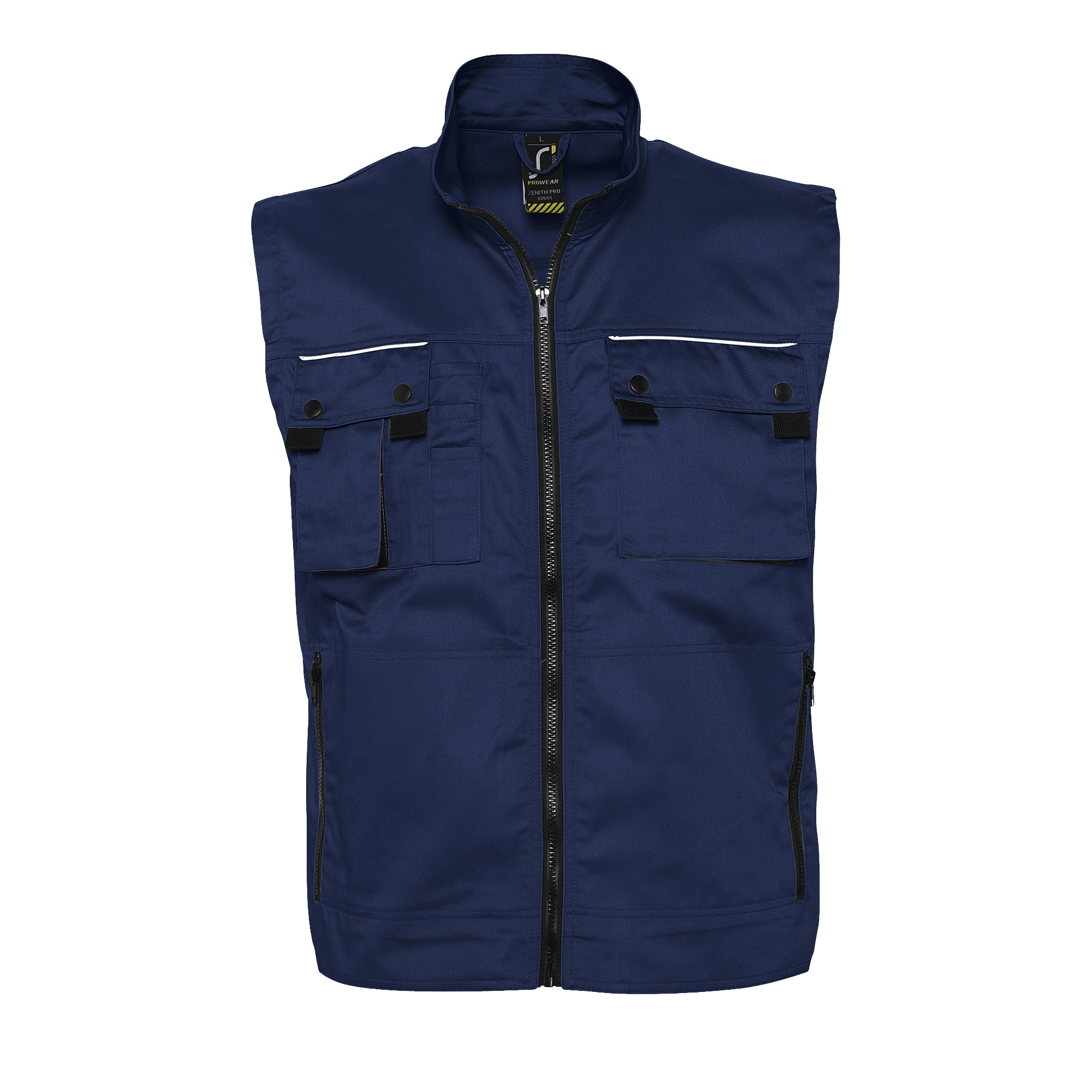 BODYWARMER WORKWEAR ZENITH PRO Marine prowear Bleu , à personnaliser avec le logo de votre club. BODYWARMER WORKWEAR ZENITH PRO Marine prowear Bleu