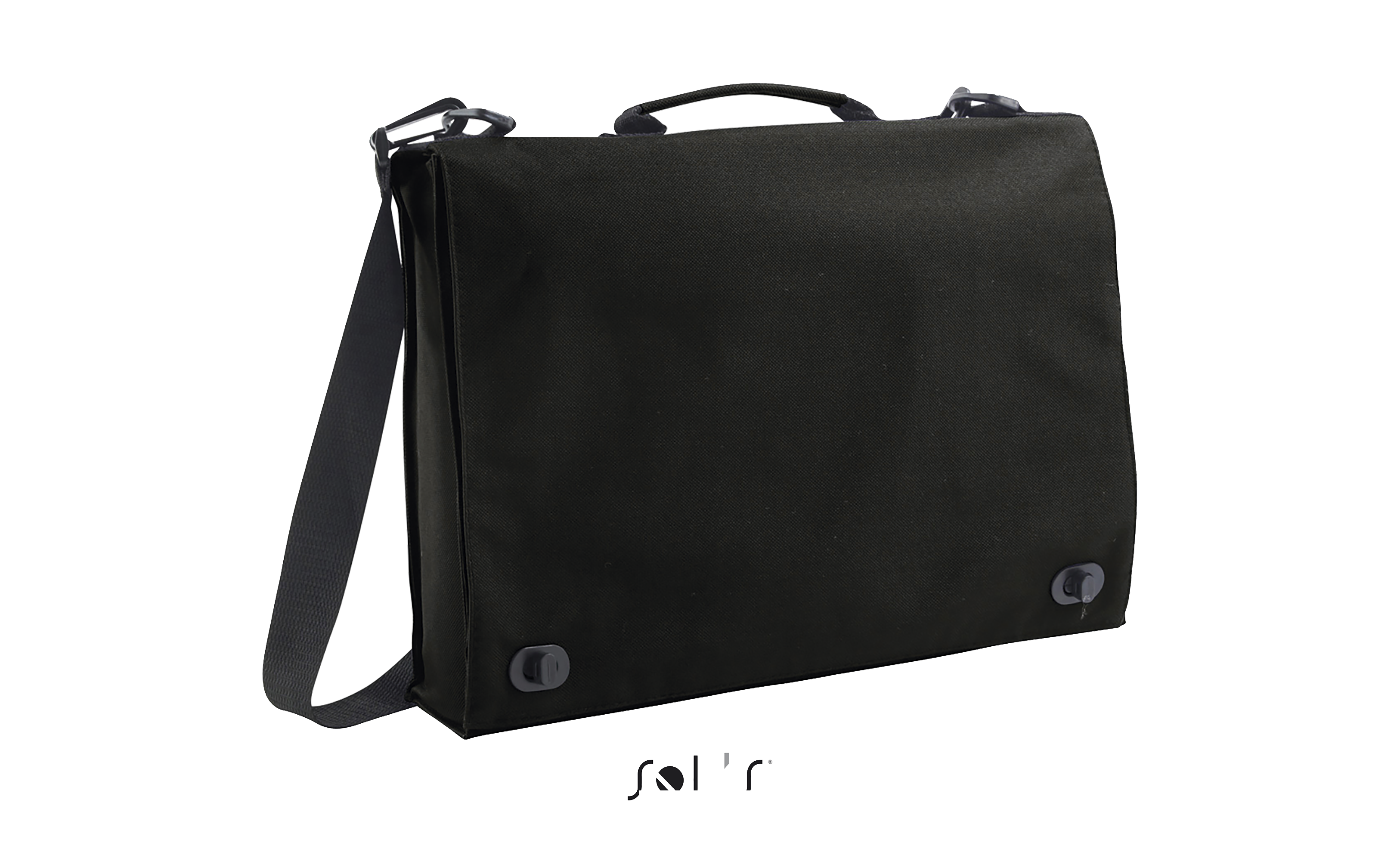 PORTE DOCUMENTS EN POLYESTER 600D CONFERENCE Noir Noir , à personnaliser avec le logo de votre club. PORTE DOCUMENTS EN POLYESTER 600D CONFERENCE Noir Noir
