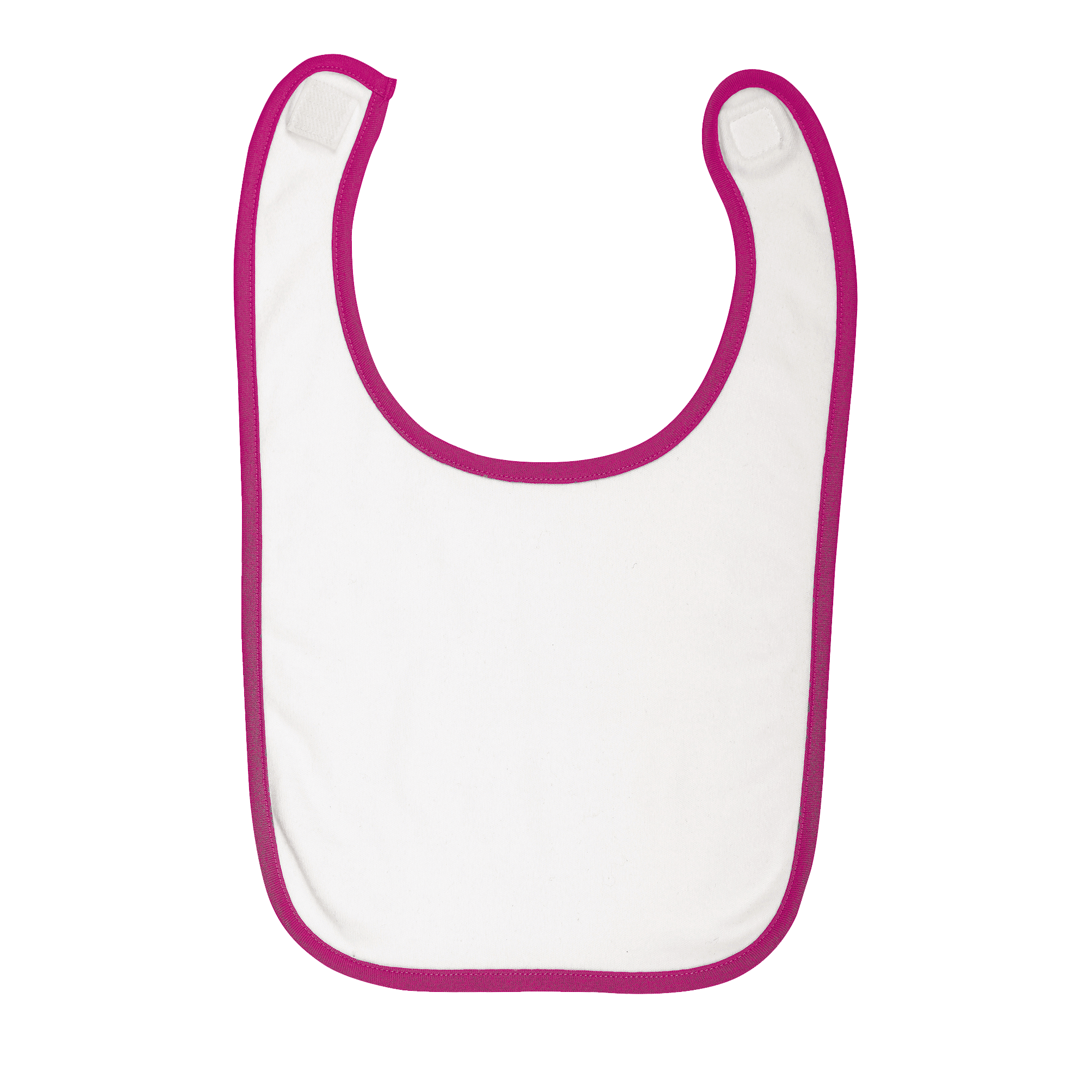 BAVOIR BÉBÉ BABIB Blanc / Fuchsia Blanc, à personnaliser avec le logo de votre club. BAVOIR BÉBÉ BABIB Blanc / Fuchsia Blanc