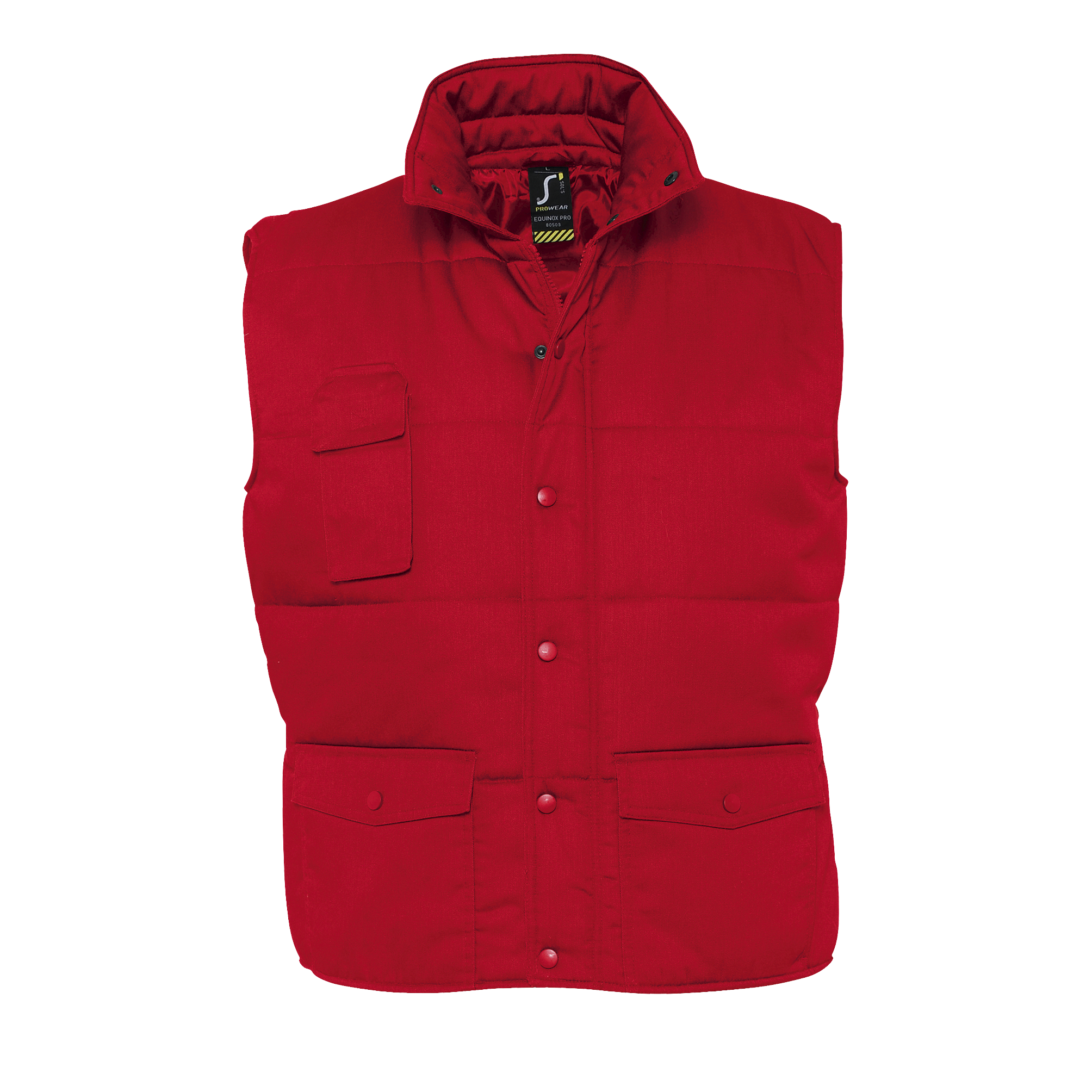 BODYWARMER WORKWEAR EQUINOX PRO Rouge Rouge, à personnaliser avec le logo de votre club. BODYWARMER WORKWEAR EQUINOX PRO Rouge Rouge