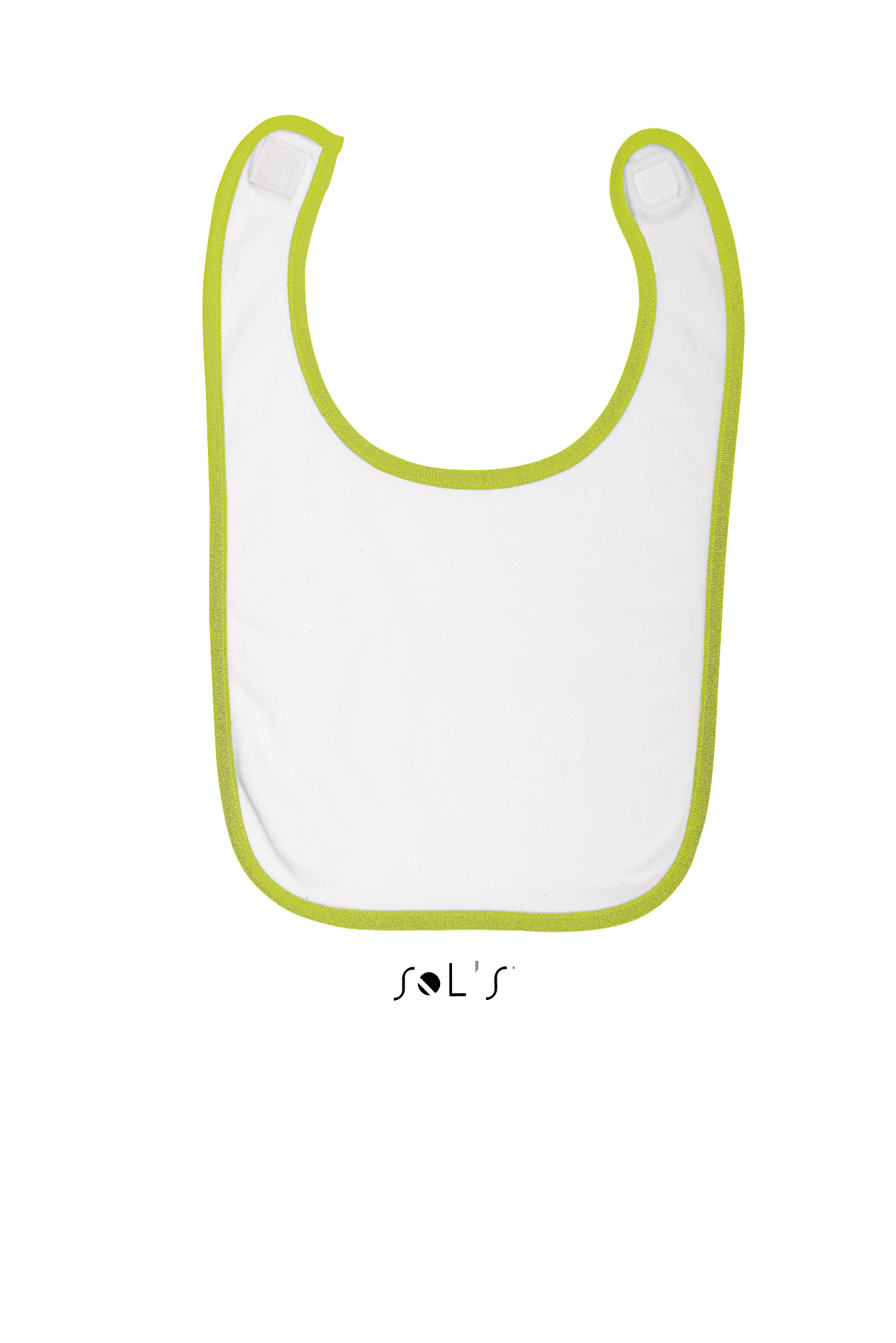 BAVOIR BÉBÉ BABIB Blanc / Vert pomme Blanc, à personnaliser avec le logo de votre club. BAVOIR BÉBÉ BABIB Blanc / Vert pomme Blanc