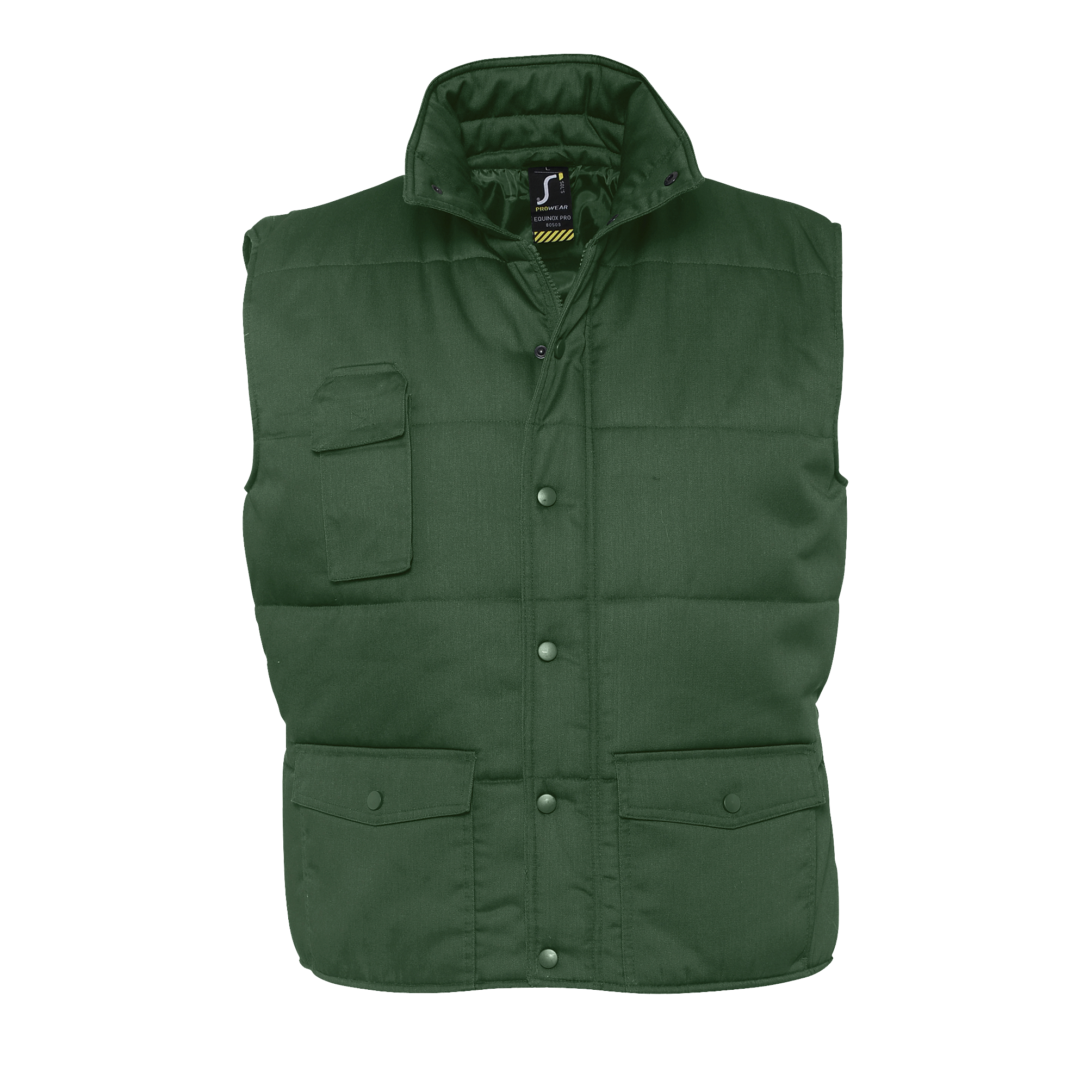 BODYWARMER WORKWEAR EQUINOX PRO Vert bouteille Vert , à personnaliser avec le logo de votre club. BODYWARMER WORKWEAR EQUINOX PRO Vert bouteille Vert