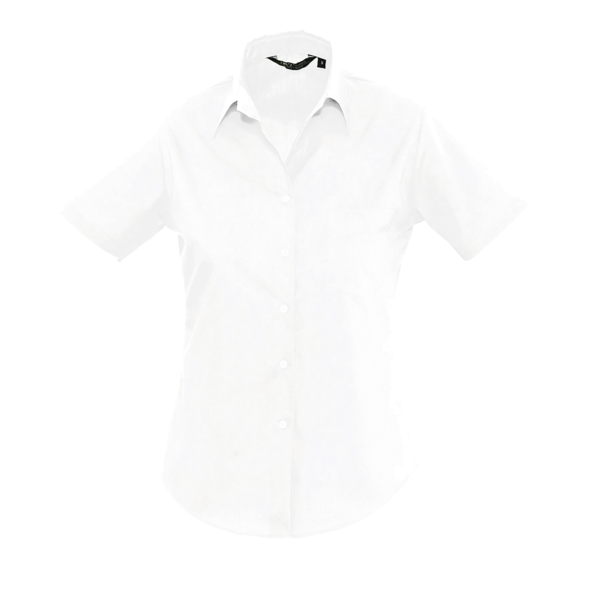 CHEMISE FEMME POPELINE MANCHES COURTES ESCAPE Blanc Blanc, à personnaliser avec le logo de votre club. CHEMISE FEMME POPELINE MANCHES COURTES ESCAPE Blanc Blanc