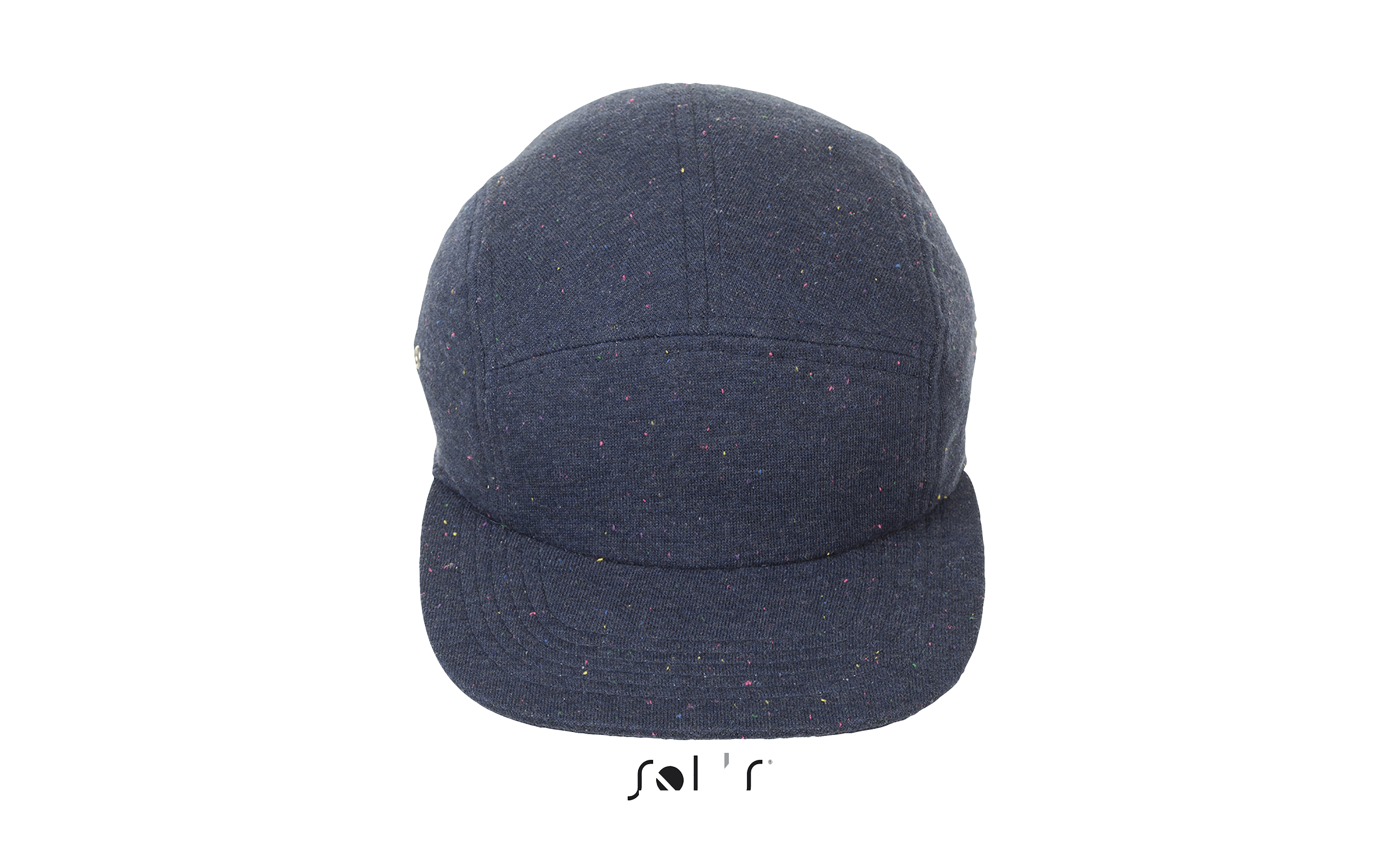CASQUETTE MOUCHETÉE 5 PANNEAUX BALDWIN Indigo chin Bleu , à personnaliser avec le logo de votre club. CASQUETTE MOUCHETÉE 5 PANNEAUX BALDWIN Indigo chin Bleu