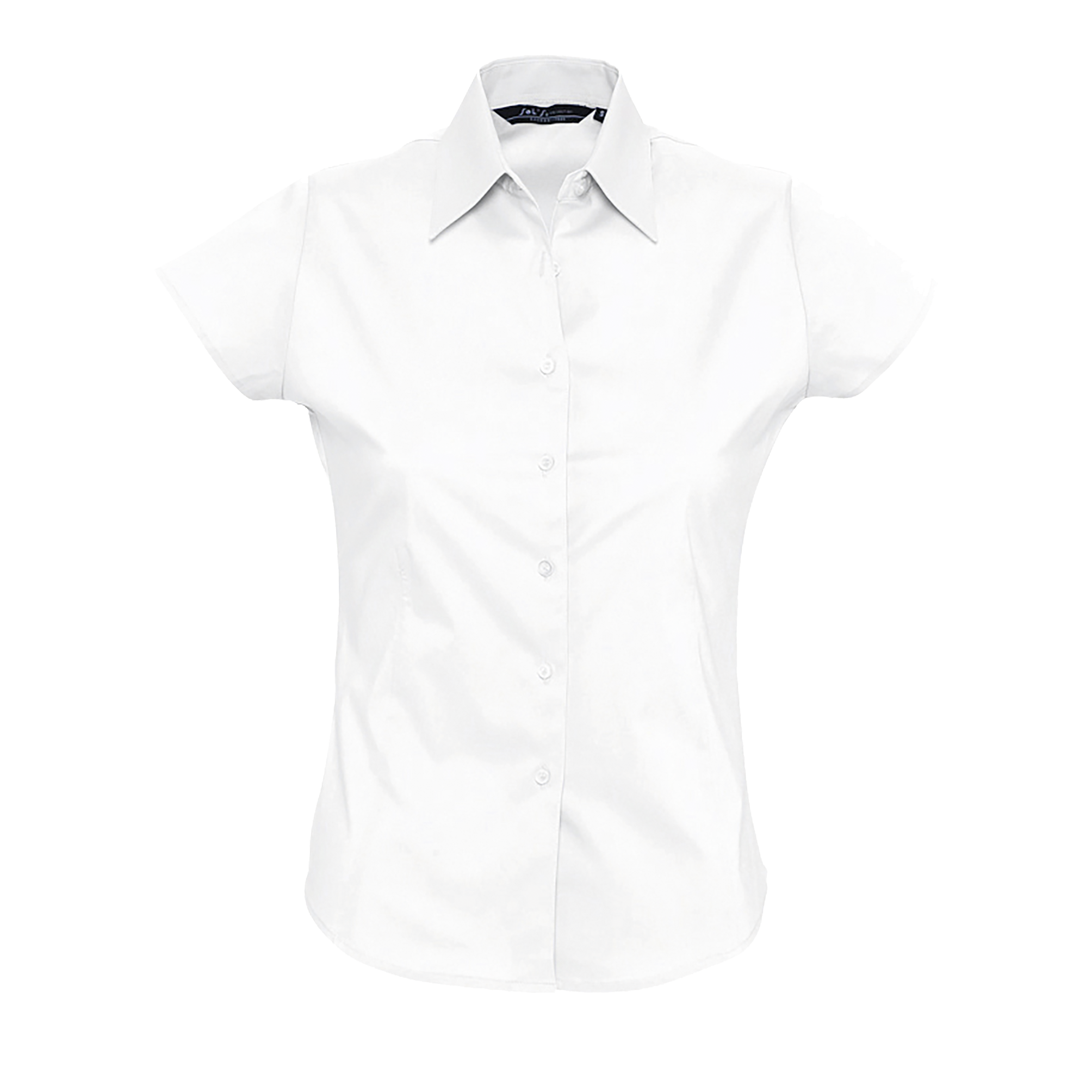 CHEMISE FEMME STRETCH MANCHES COURTES EXCESS Blanc Blanc, à personnaliser avec le logo de votre club. CHEMISE FEMME STRETCH MANCHES COURTES EXCESS Blanc Blanc