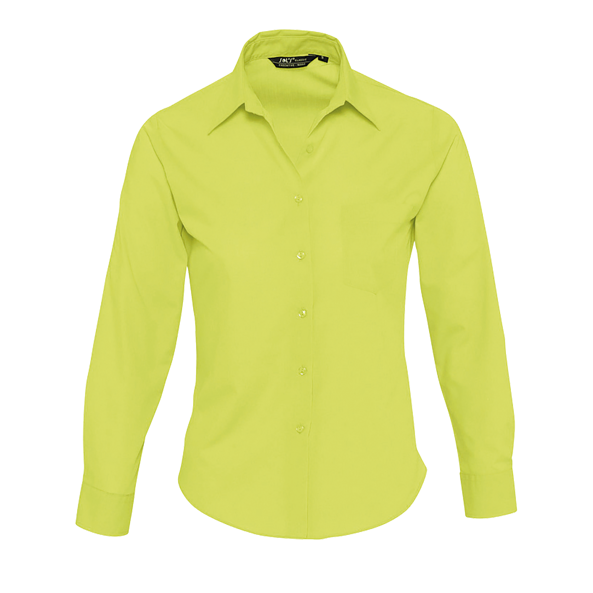 CHEMISE FEMME MANCHES LONGUES EXECUTIVE POLYCOTON Vert pomme Vert , à personnaliser avec le logo de votre club. CHEMISE FEMME MANCHES LONGUES EXECUTIVE POLYCOTON Vert pomme Vert