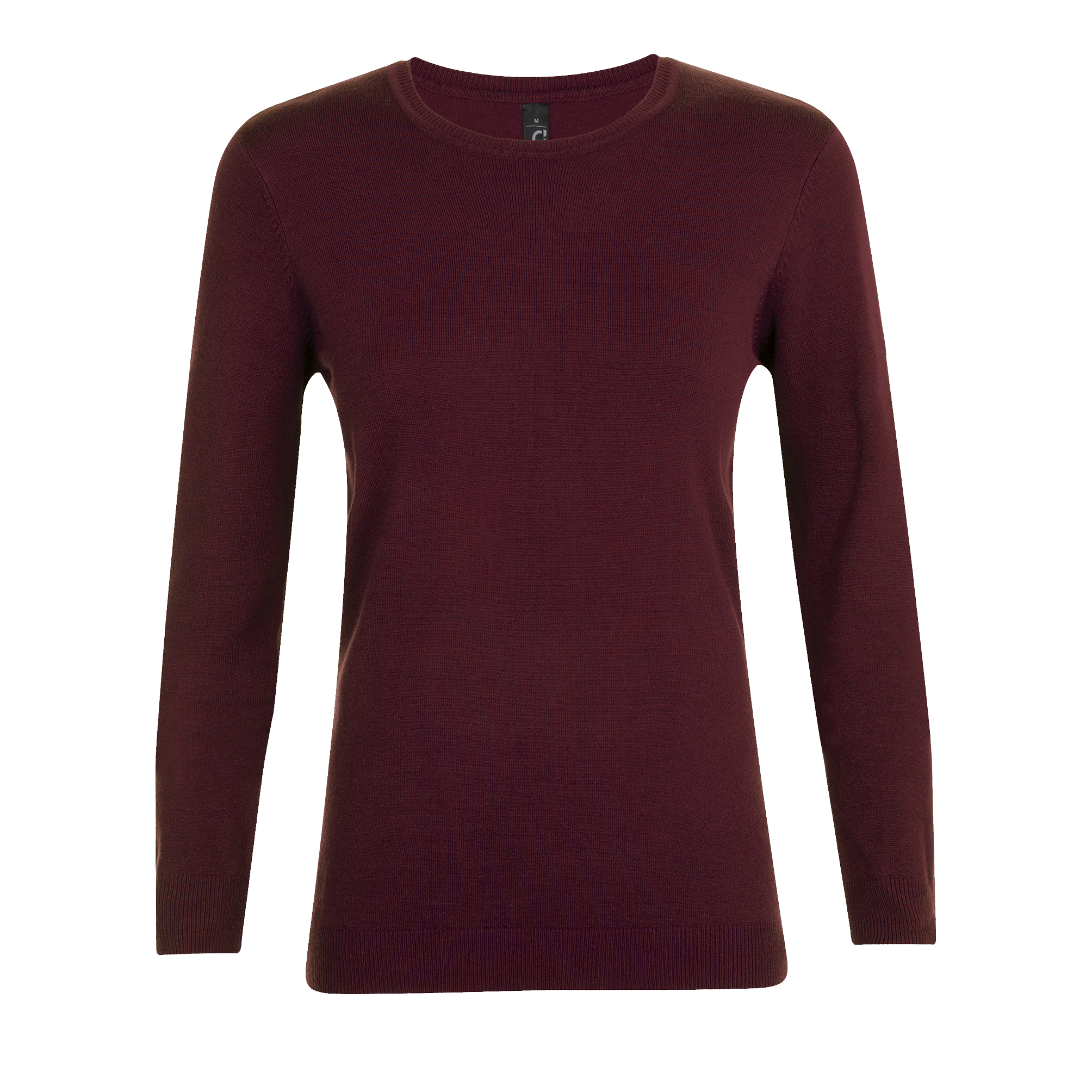 PULL COL ROND FEMME GINGER WOMEN Oxblood Rouge, à personnaliser avec le logo de votre club. PULL COL ROND FEMME GINGER WOMEN Oxblood Rouge