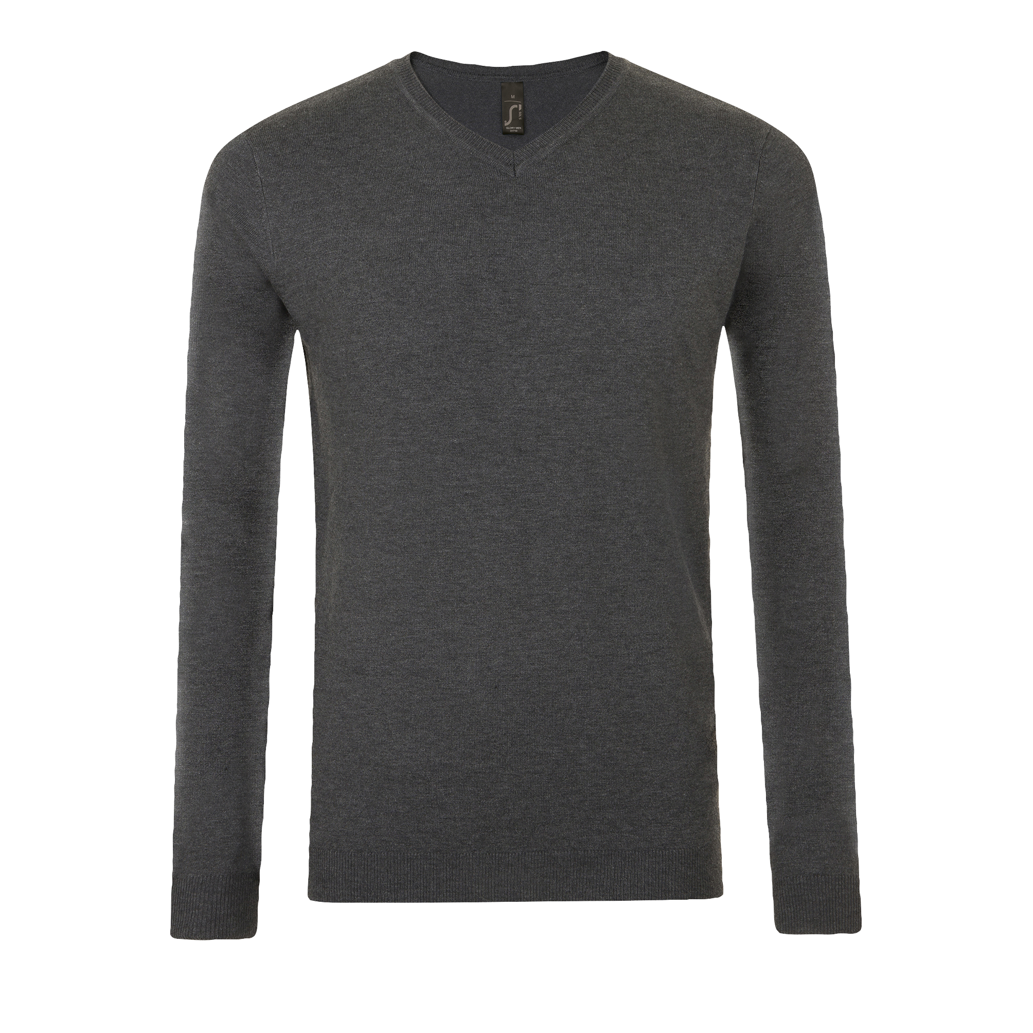 PULL COL V HOMME GLORY MEN Anthracite chin Gris , à personnaliser avec le logo de votre club. PULL COL V HOMME GLORY MEN Anthracite chin Gris