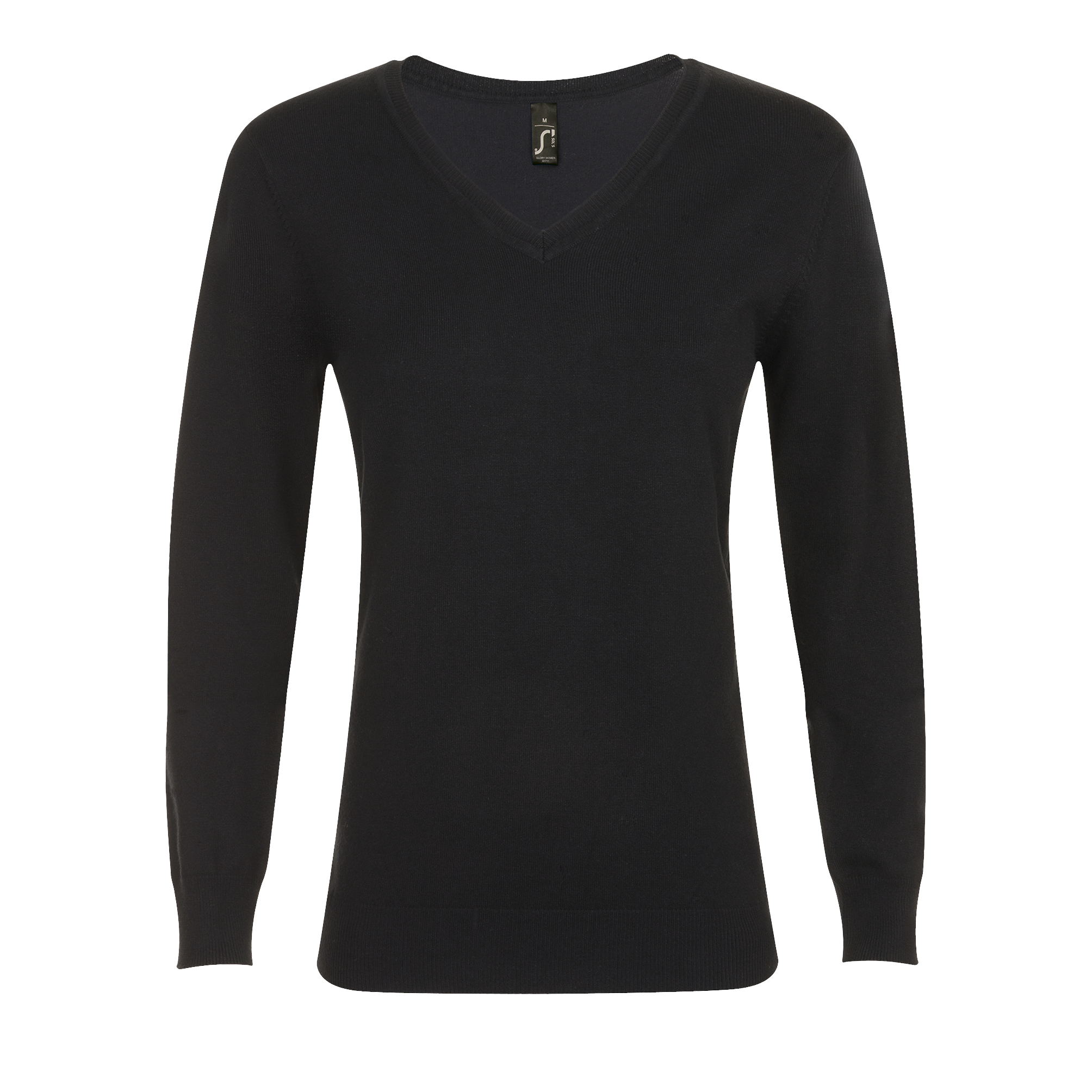 PULL COL V FEMME GLORY WOMEN Noir Noir , à personnaliser avec le logo de votre club. PULL COL V FEMME GLORY WOMEN Noir Noir