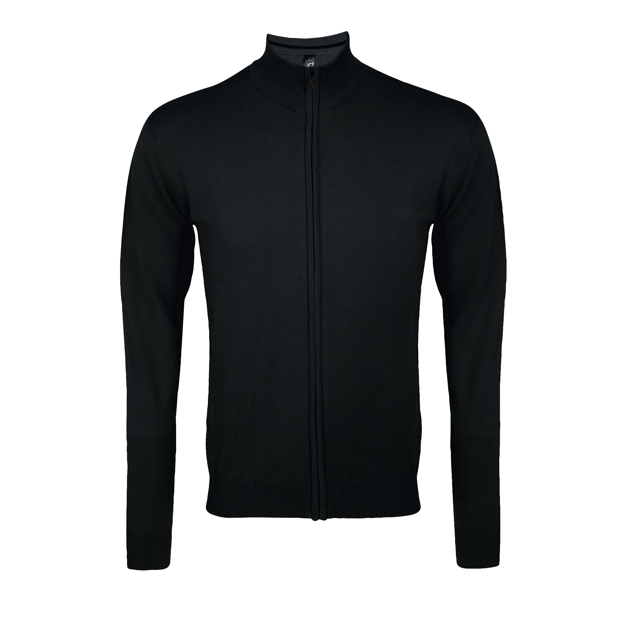 GILET HOMME ZIPPÉ TRICOTÉ GORDON MEN Noir Noir , à personnaliser avec le logo de votre club. GILET HOMME ZIPPÉ TRICOTÉ GORDON MEN Noir Noir