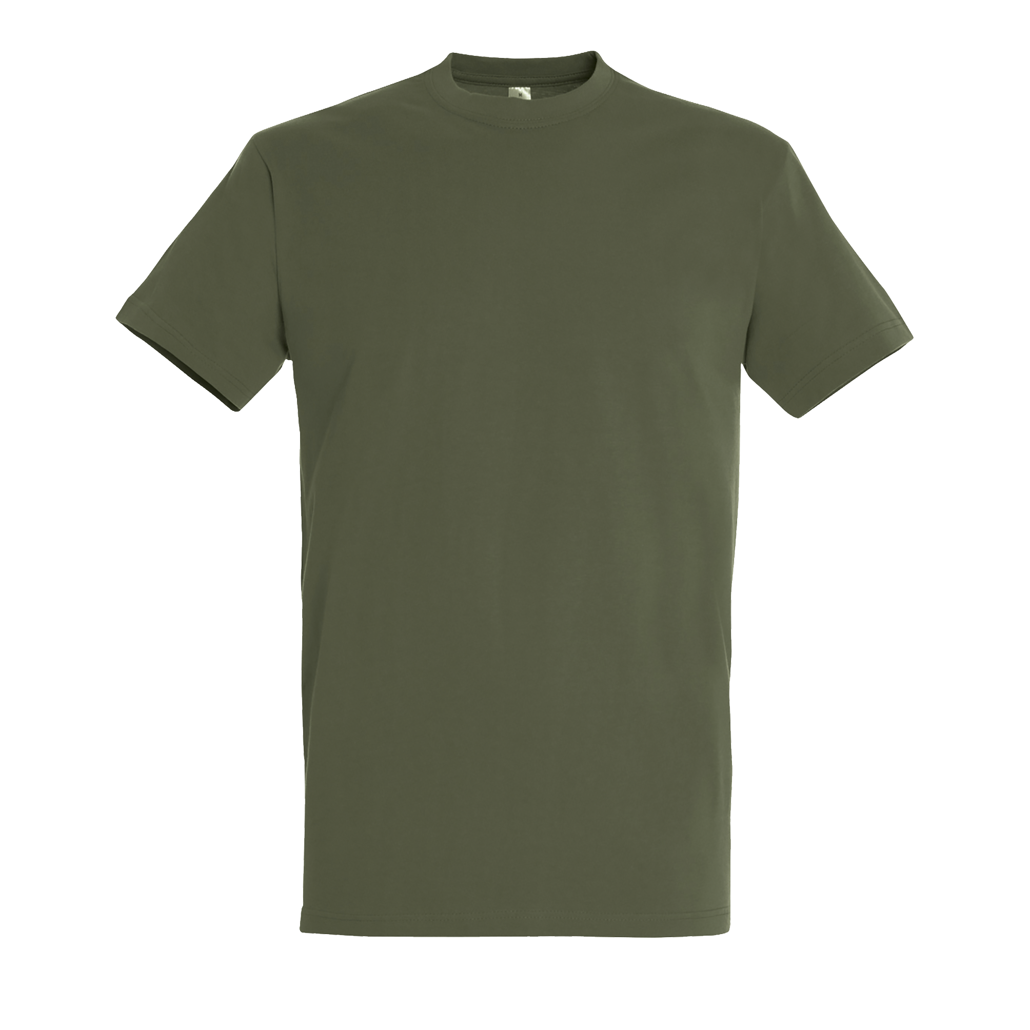TEE-SHIRT HOMME COL ROND IMPERIAL Army Vert , à personnaliser avec le logo de votre club. TEE-SHIRT HOMME COL ROND IMPERIAL Army Vert