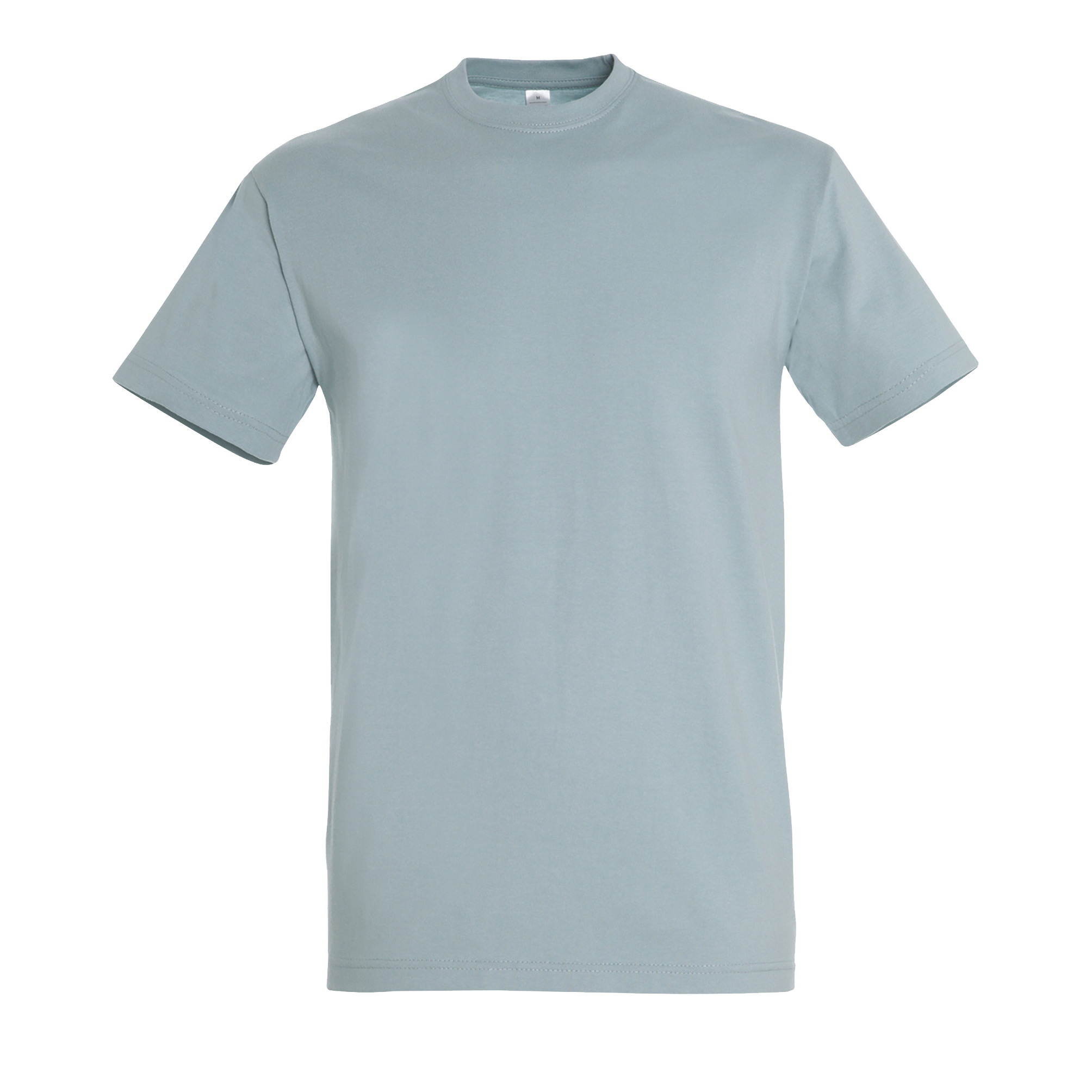 TEE-SHIRT HOMME COL ROND IMPERIAL Bleu glacier Bleu , à personnaliser avec le logo de votre club. TEE-SHIRT HOMME COL ROND IMPERIAL Bleu glacier Bleu