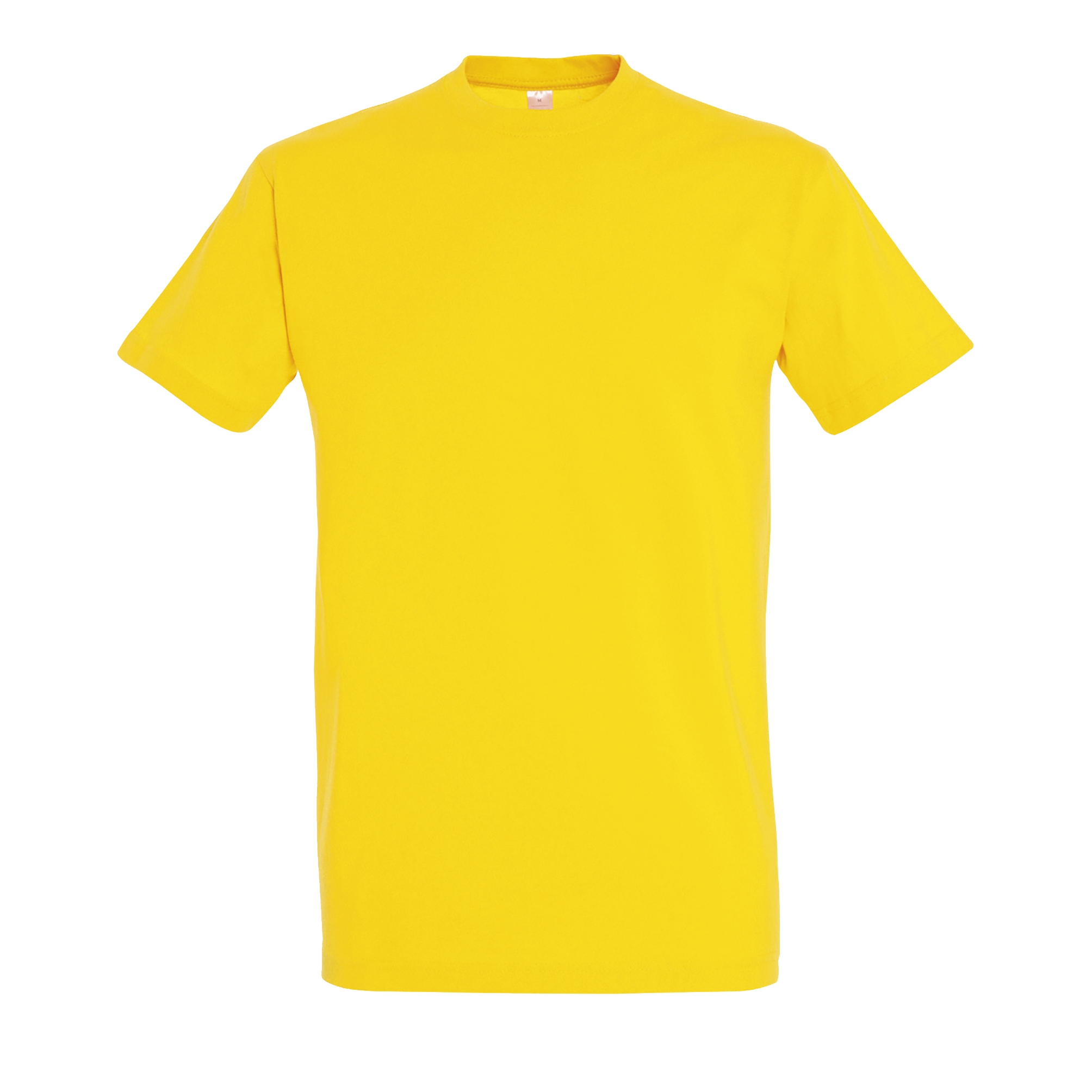 TEE-SHIRT HOMME COL ROND IMPERIAL Jaune Jaune , à personnaliser avec le logo de votre club. TEE-SHIRT HOMME COL ROND IMPERIAL Jaune Jaune