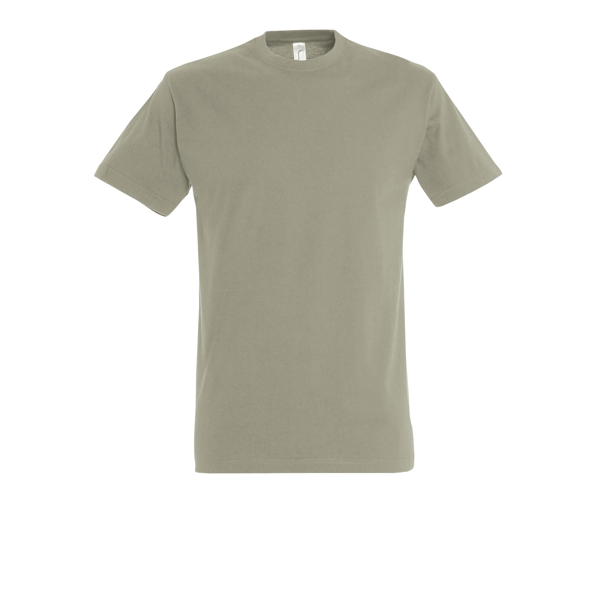 TEE-SHIRT HOMME COL ROND IMPERIAL Kaki Vert , à personnaliser avec le logo de votre club. TEE-SHIRT HOMME COL ROND IMPERIAL Kaki Vert