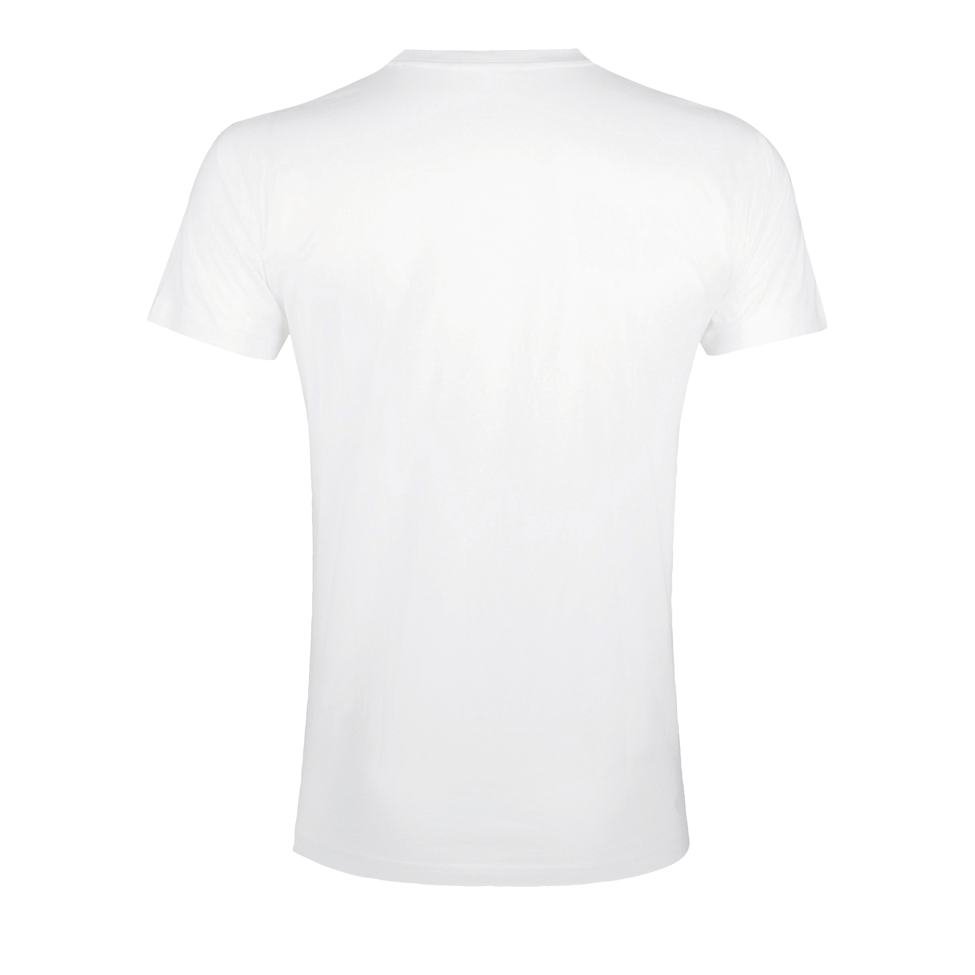 TEE-SHIRT HOMME COL ROND AJUSTÉ IMPERIAL FIT - Blanc imprimé et ...