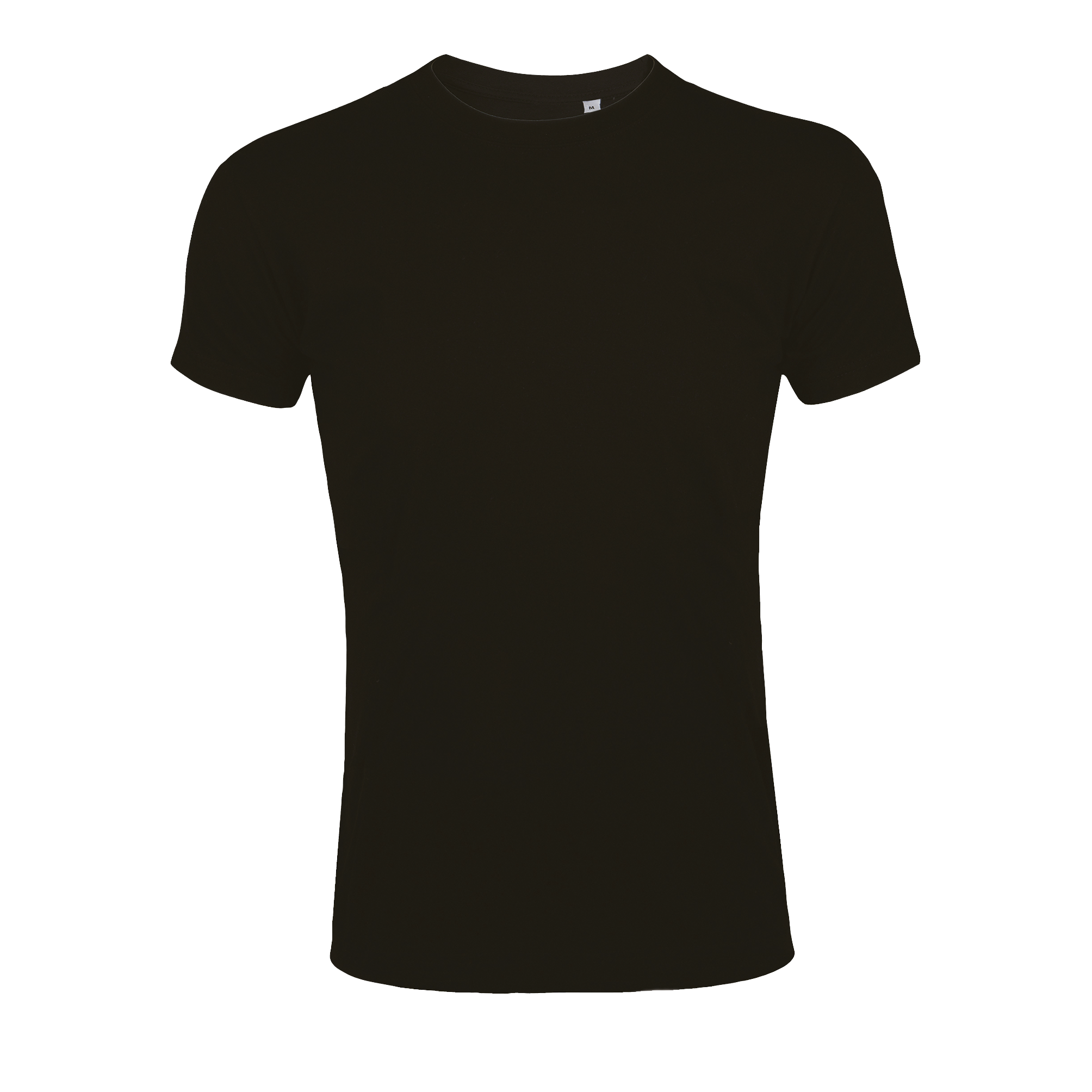 TEE-SHIRT HOMME COL ROND AJUSTÉ IMPERIAL FIT Noir profond Noir , à personnaliser avec le logo de votre club. TEE-SHIRT HOMME COL ROND AJUSTÉ IMPERIAL FIT Noir profond Noir