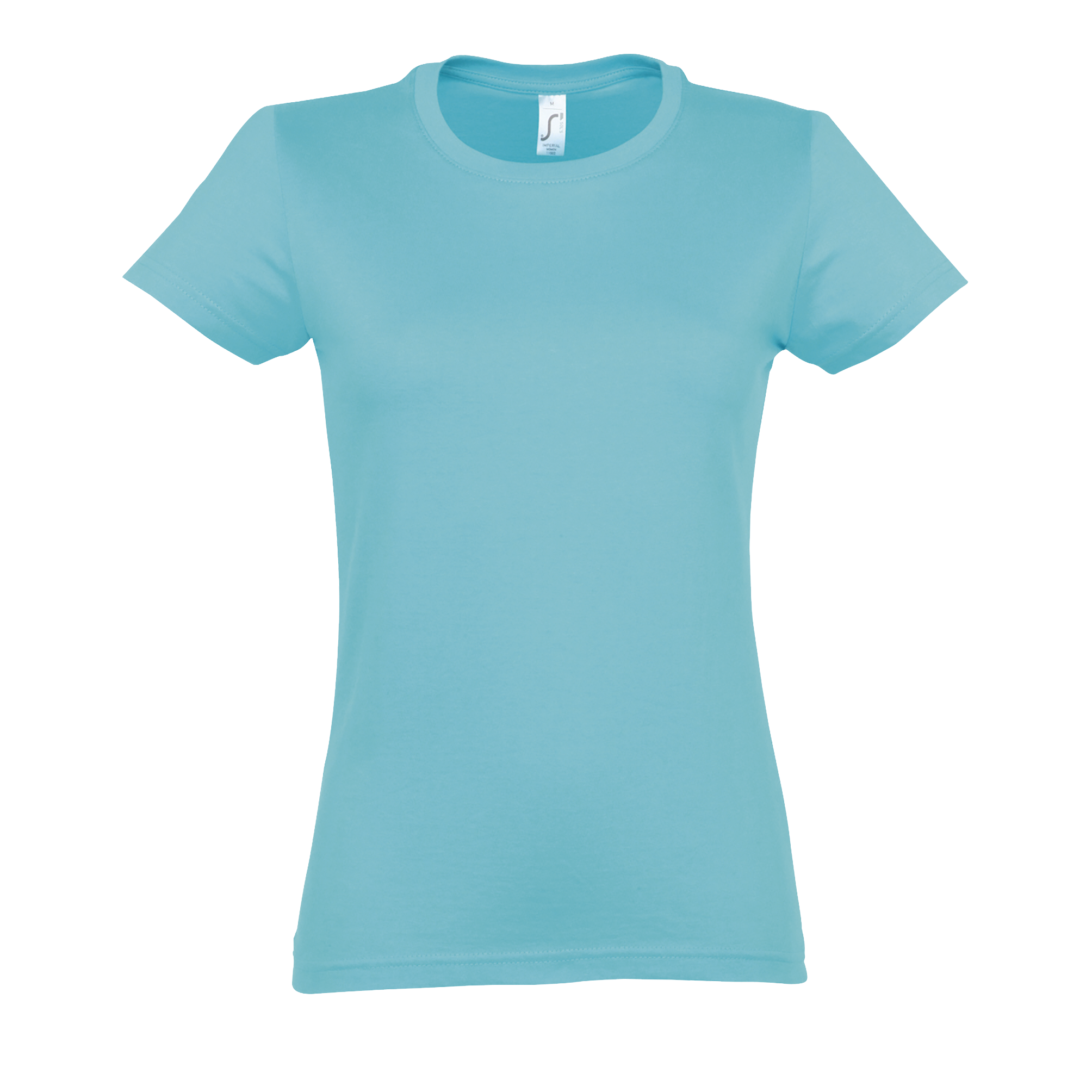 TEE-SHIRT FEMME COL ROND IMPERIAL WOMEN Bleu atoll Bleu           