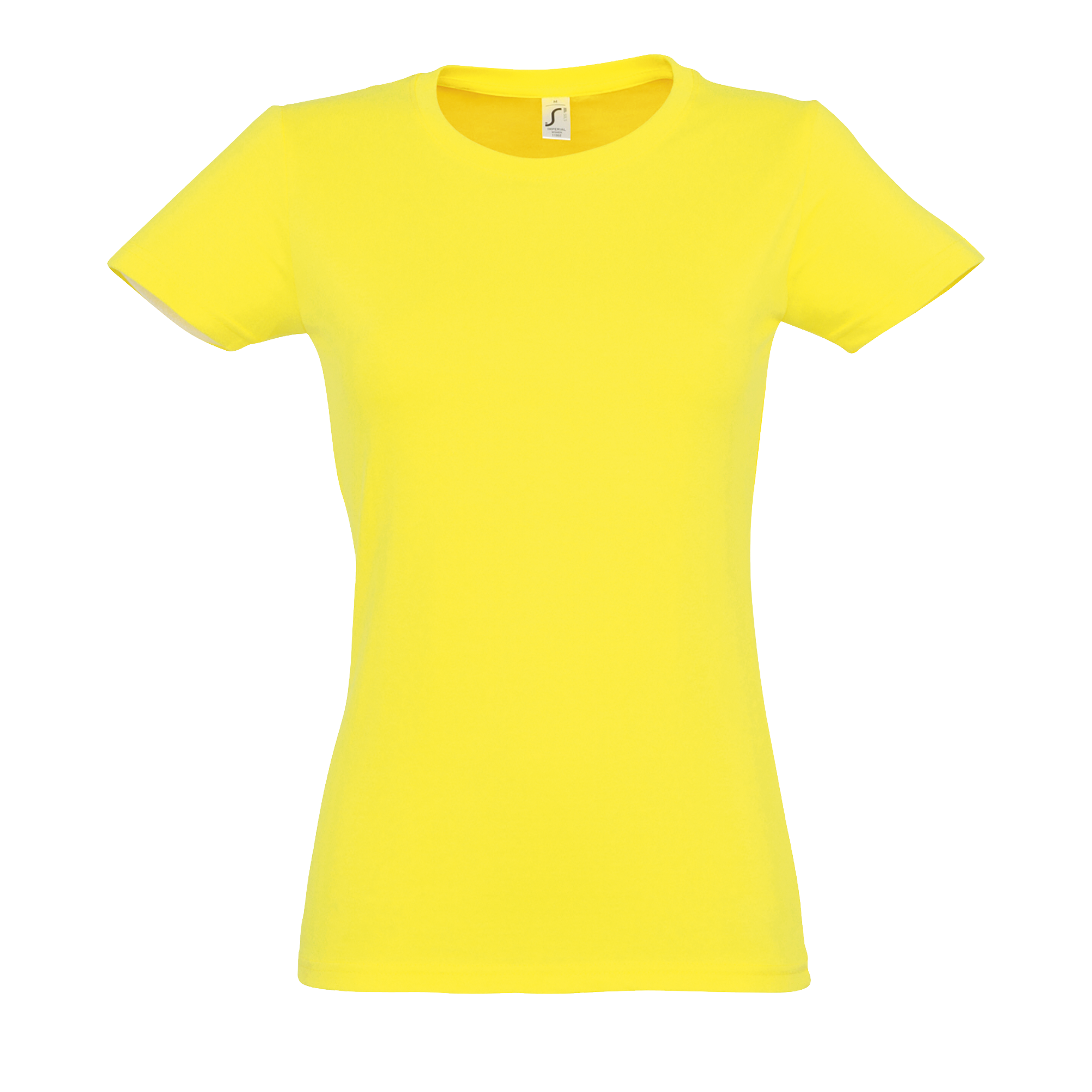 TEE-SHIRT FEMME COL ROND IMPERIAL WOMEN Citron Jaune          