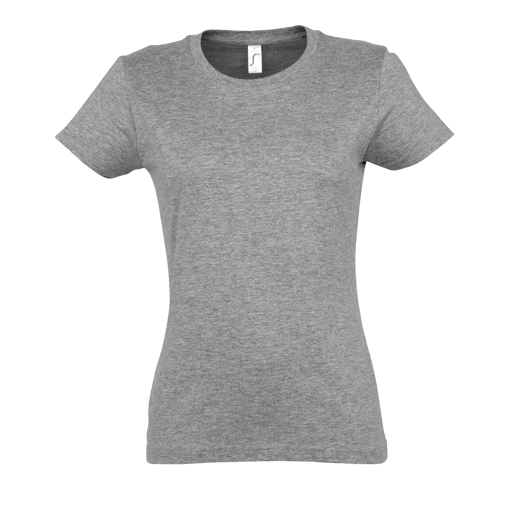 TEE-SHIRT FEMME COL ROND IMPERIAL WOMEN Gris chin Gris           