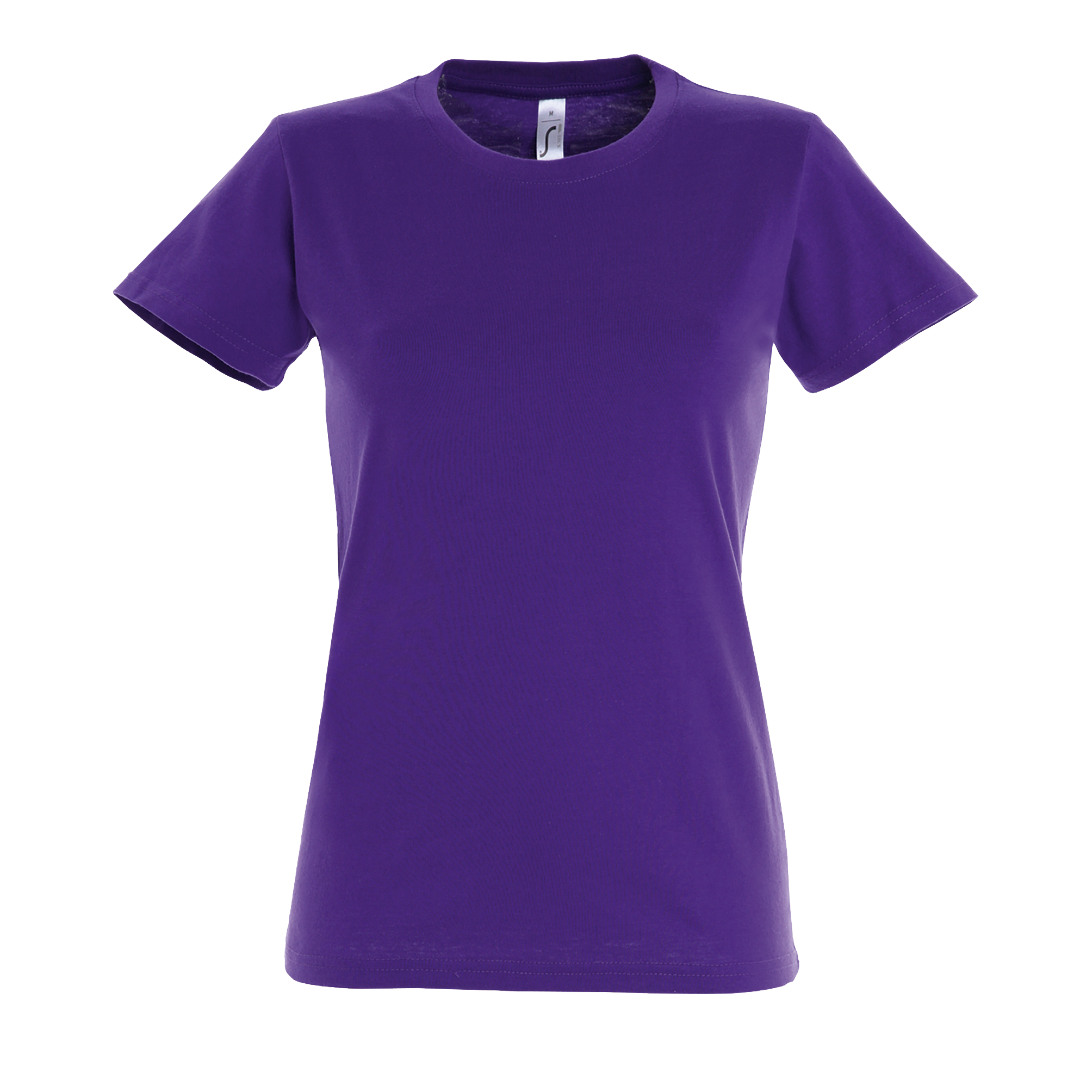 TEE-SHIRT FEMME COL ROND IMPERIAL WOMEN Violet fonc Violet         