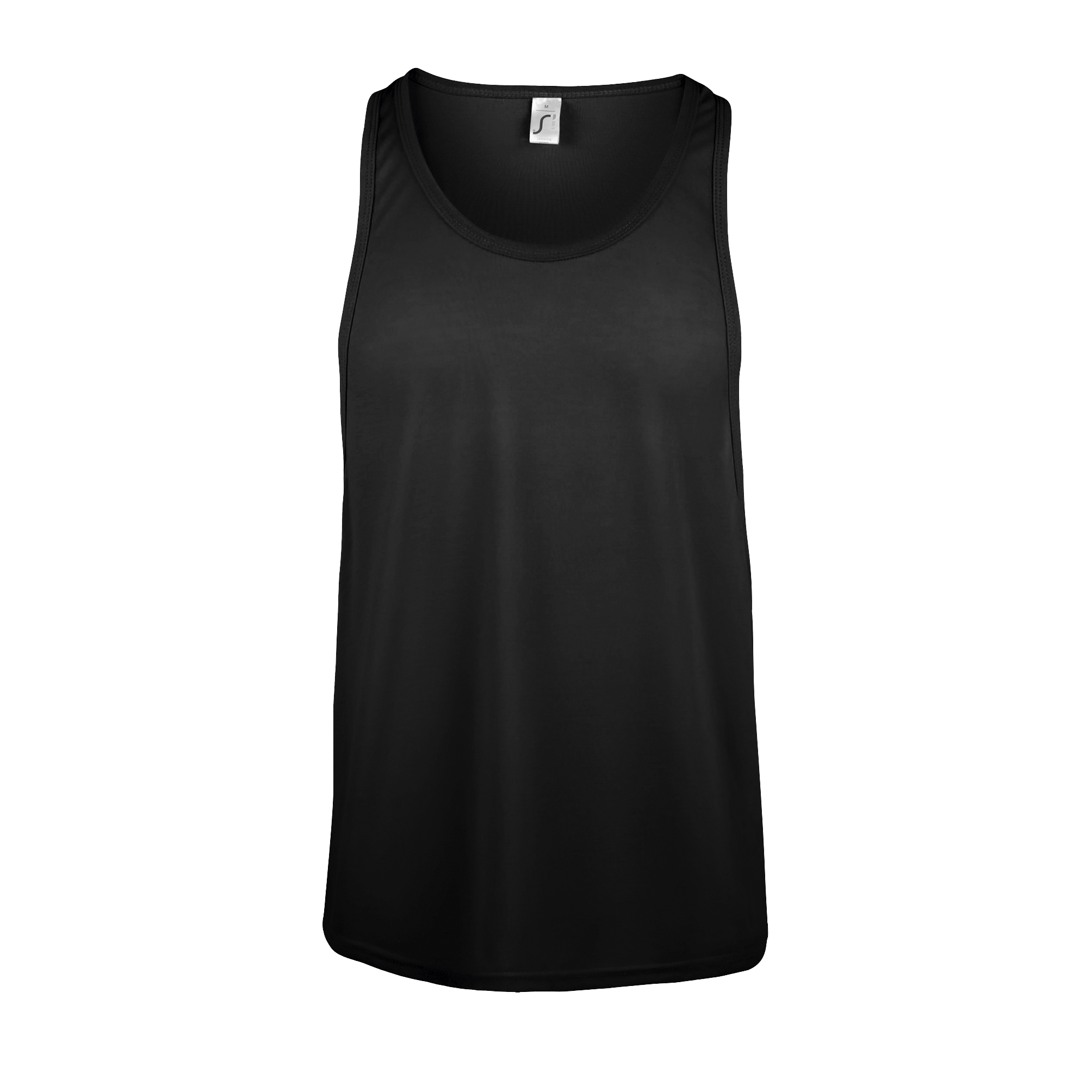 DÉBARDEUR UNISEXE JAMAICA Noir Noir , à personnaliser avec le logo de votre club. DÉBARDEUR UNISEXE JAMAICA Noir Noir
