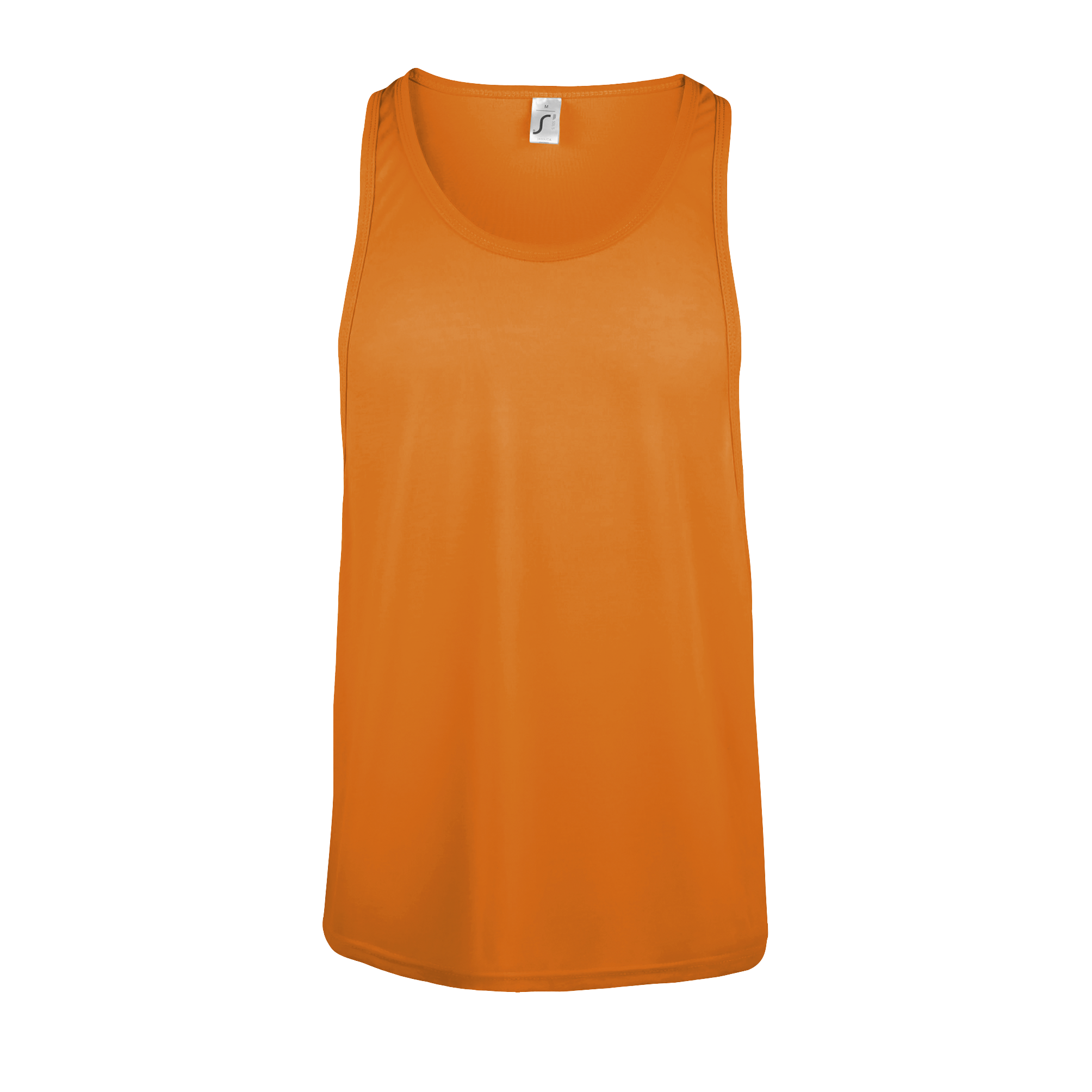 DÉBARDEUR UNISEXE JAMAICA Orange fluo Orange , à personnaliser avec le logo de votre club. DÉBARDEUR UNISEXE JAMAICA Orange fluo Orange