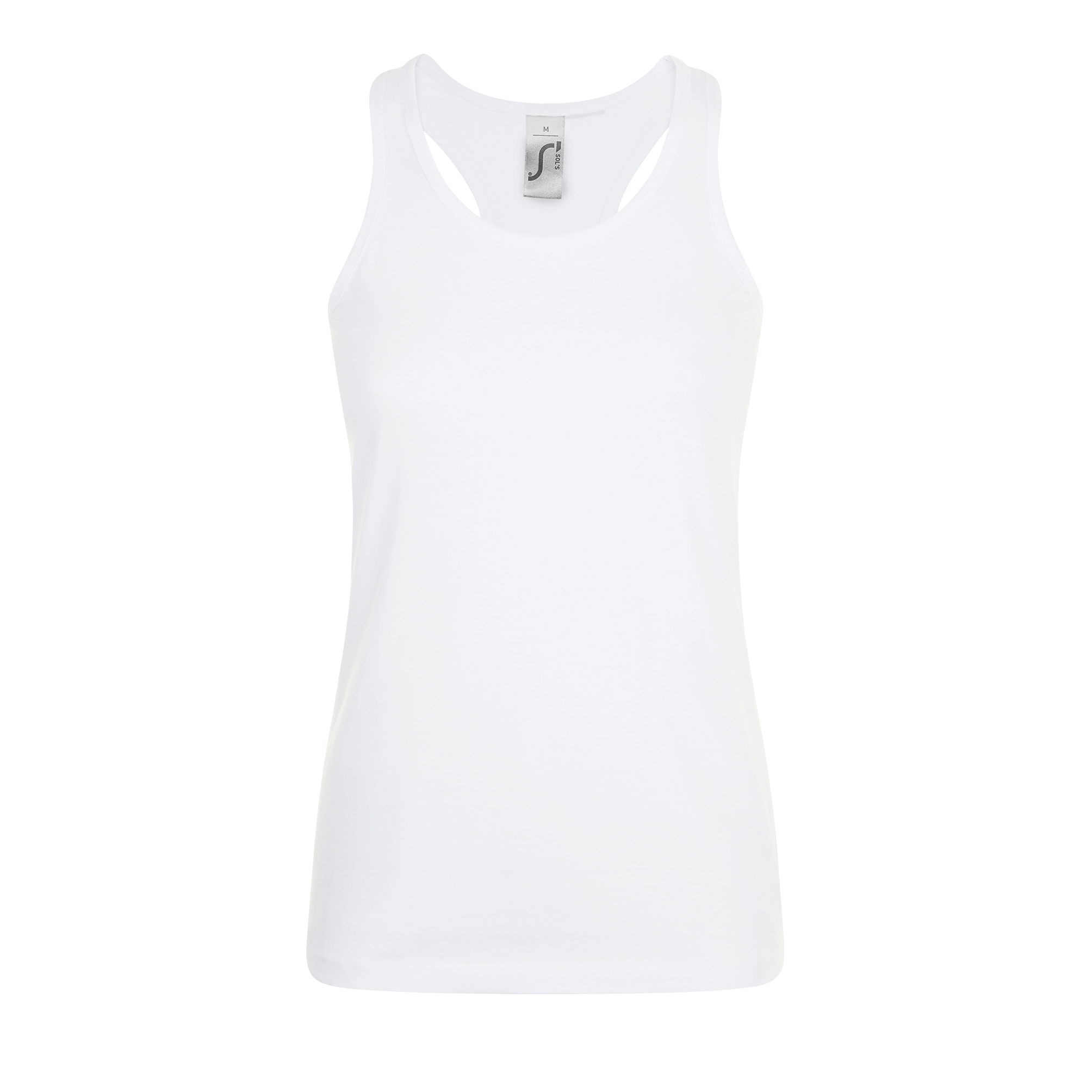 DÉBARDEUR FEMME DOS NAGEUR JUSTIN WOMEN Blanc Blanc, à personnaliser avec le logo de votre club. DÉBARDEUR FEMME DOS NAGEUR JUSTIN WOMEN Blanc Blanc