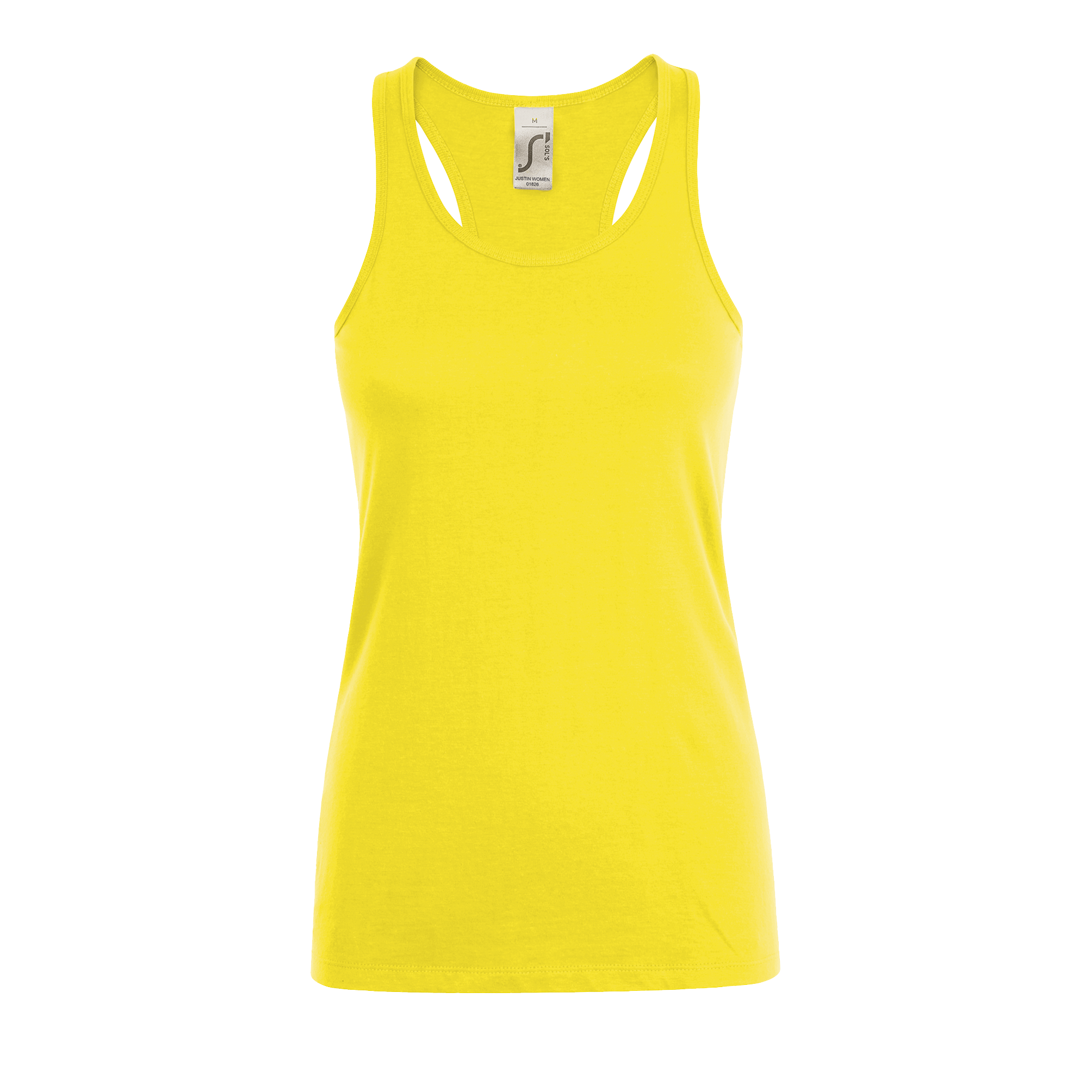 DÉBARDEUR FEMME DOS NAGEUR JUSTIN WOMEN Citron Jaune          