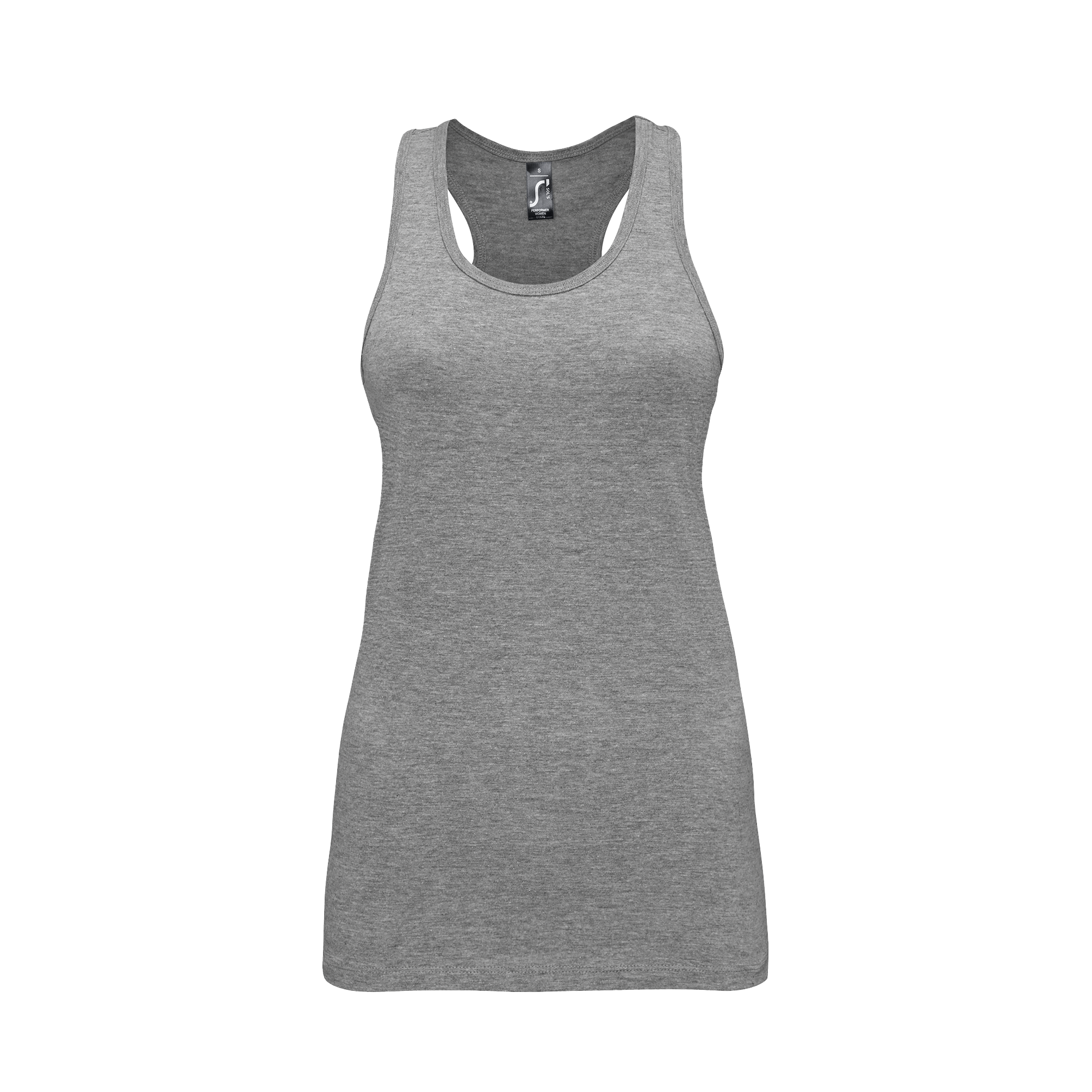DÉBARDEUR FEMME DOS NAGEUR JUSTIN WOMEN GREY MELANGE Gris
