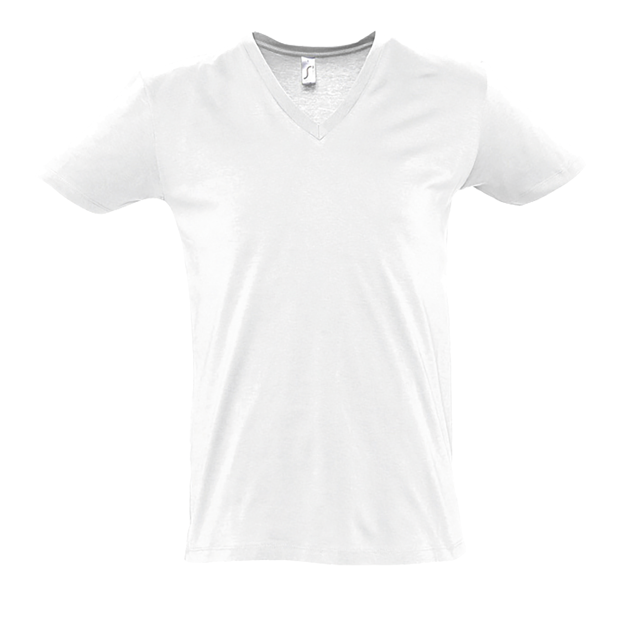 TEE-SHIRT HOMME COL “V’’ PROFOND MASTER Blanc Blanc, à personnaliser avec le logo de votre club. TEE-SHIRT HOMME COL “V’’ PROFOND MASTER Blanc Blanc