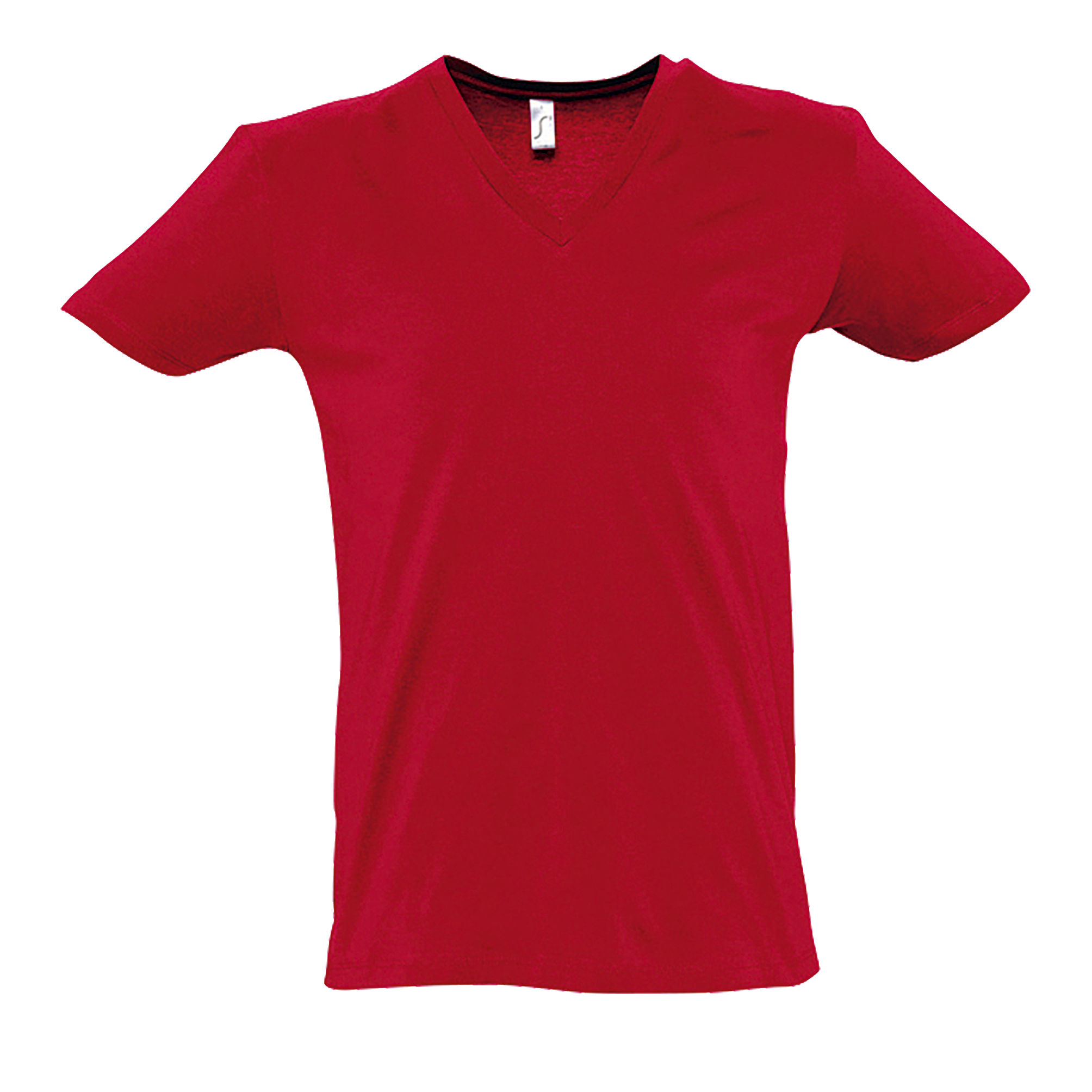TEE-SHIRT HOMME COL “V’’ PROFOND MASTER Rouge Rouge, à personnaliser avec le logo de votre club. TEE-SHIRT HOMME COL “V’’ PROFOND MASTER Rouge Rouge