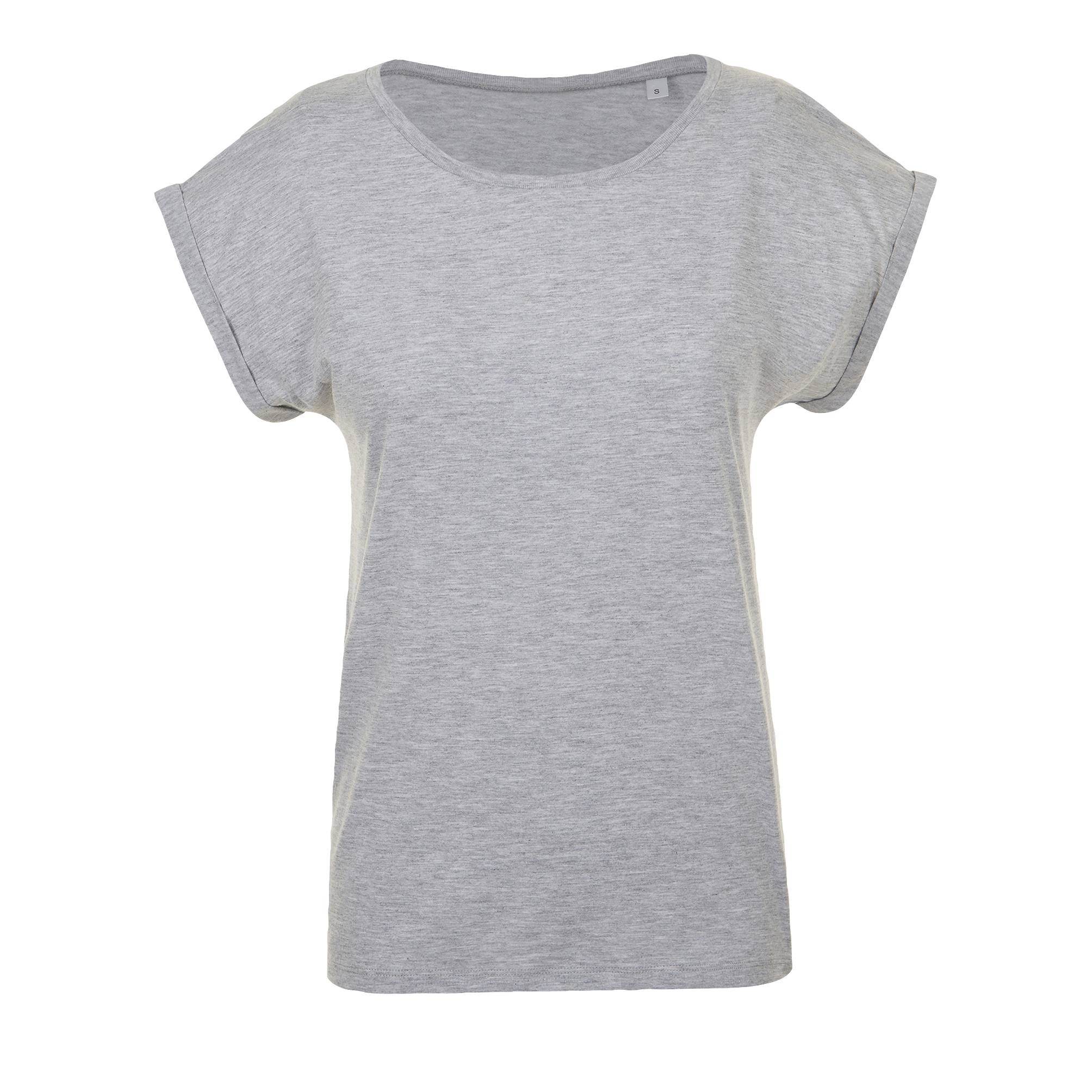 TEE-SHIRT FEMME COL ROND MELBA Gris chin Gris , à personnaliser avec le logo de votre club. TEE-SHIRT FEMME COL ROND MELBA Gris chin Gris