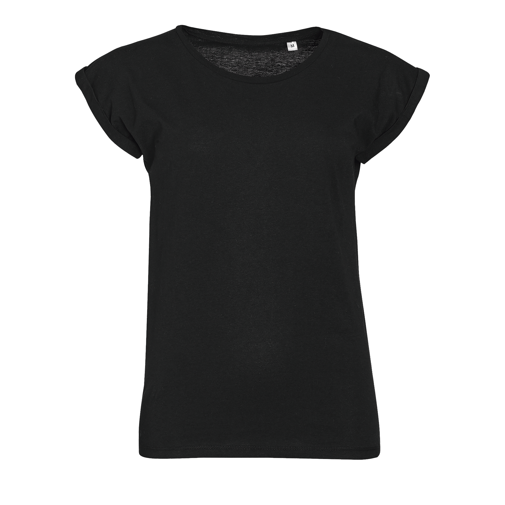 TEE-SHIRT FEMME COL ROND MELBA Noir profond Noir , à personnaliser avec le logo de votre club. TEE-SHIRT FEMME COL ROND MELBA Noir profond Noir