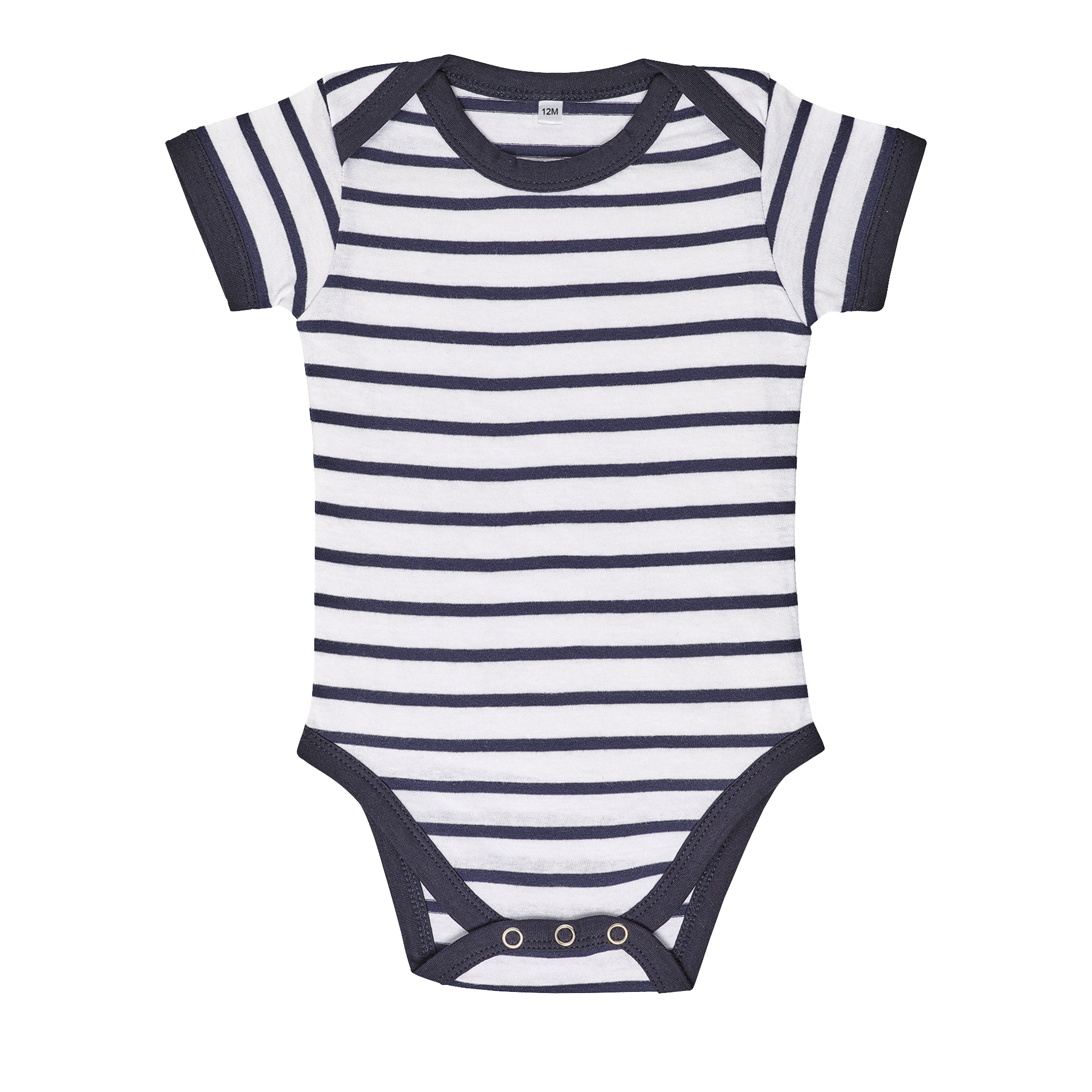 BODY BÉBÉ RAYÉ MILES BABY Blanc / Marine Blanc, à personnaliser avec le logo de votre club. BODY BÉBÉ RAYÉ MILES BABY Blanc / Marine Blanc