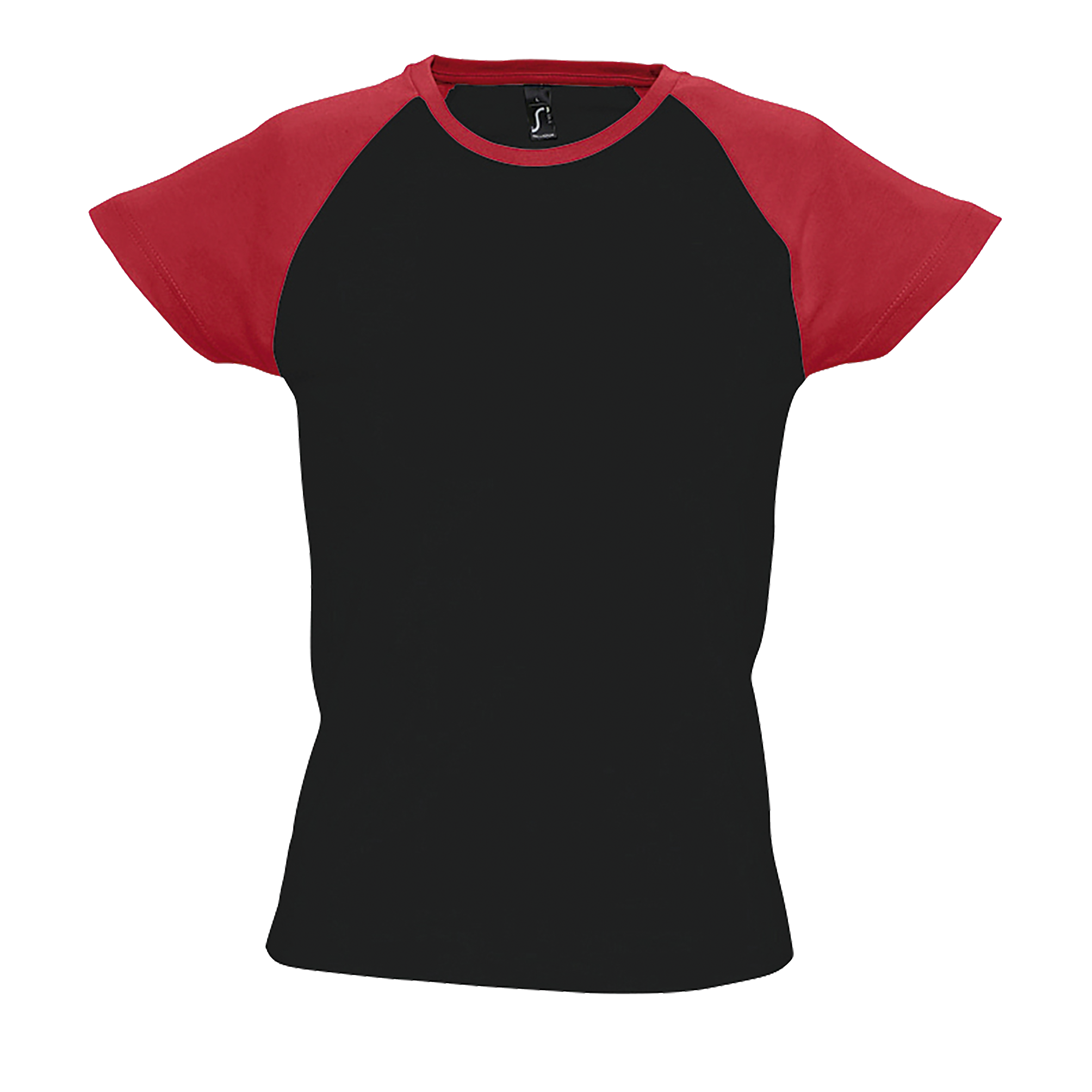 TEE SHIRT FEMME BICOLORE MANCHES RAGLAN MILKY