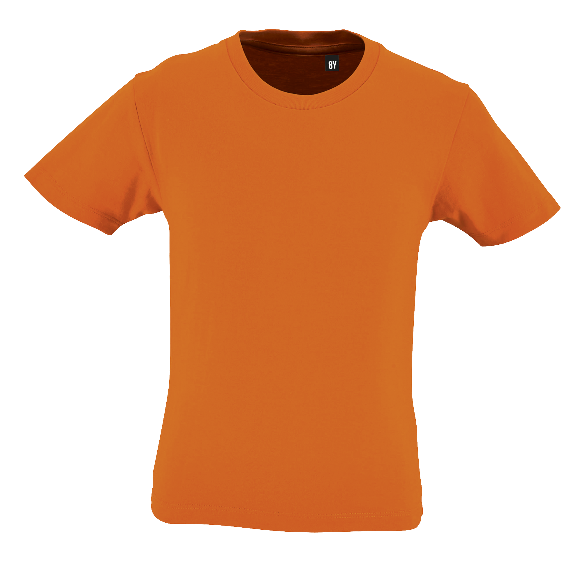 TEESHIRT MILO ENFANT ORANGE, à personnaliser avec le logo de votre club. TEESHIRT MILO ENFANT ORANGE