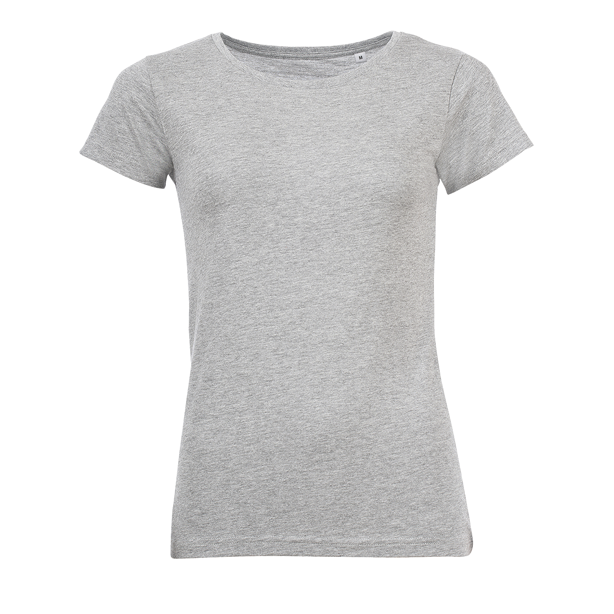 TEE-SHIRT FEMME COL ROND MIXED WOMEN Gris chin Gris , à personnaliser avec le logo de votre club. TEE-SHIRT FEMME COL ROND MIXED WOMEN Gris chin Gris