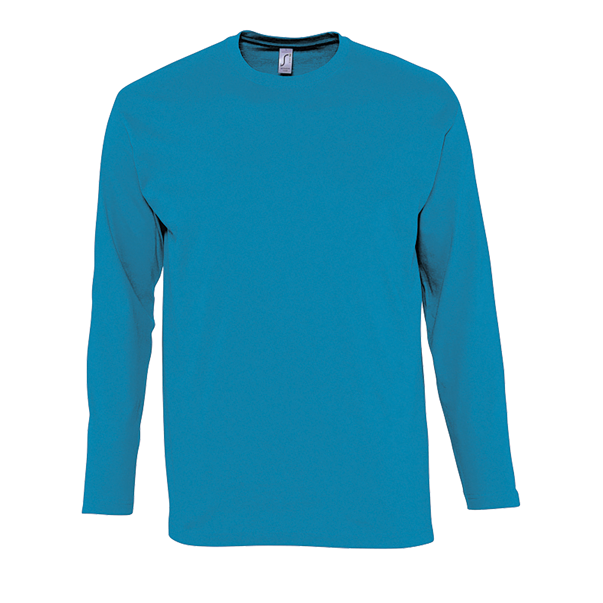 TEE-SHIRT HOMME COL ROND MANCHES LONGUES MONARCH Aqua Bleu , à personnaliser avec le logo de votre club. TEE-SHIRT HOMME COL ROND MANCHES LONGUES MONARCH Aqua Bleu