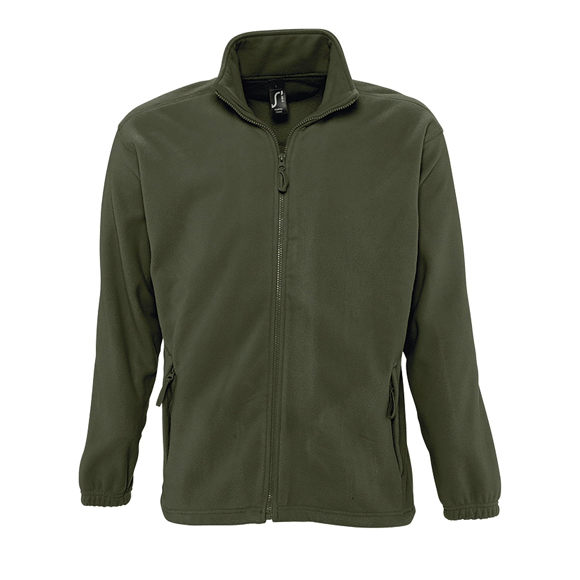 VESTE POLAIRE ZIPPÉE HOMME NORTH Army Vert , à personnaliser avec le logo de votre club. VESTE POLAIRE ZIPPÉE HOMME NORTH Army Vert