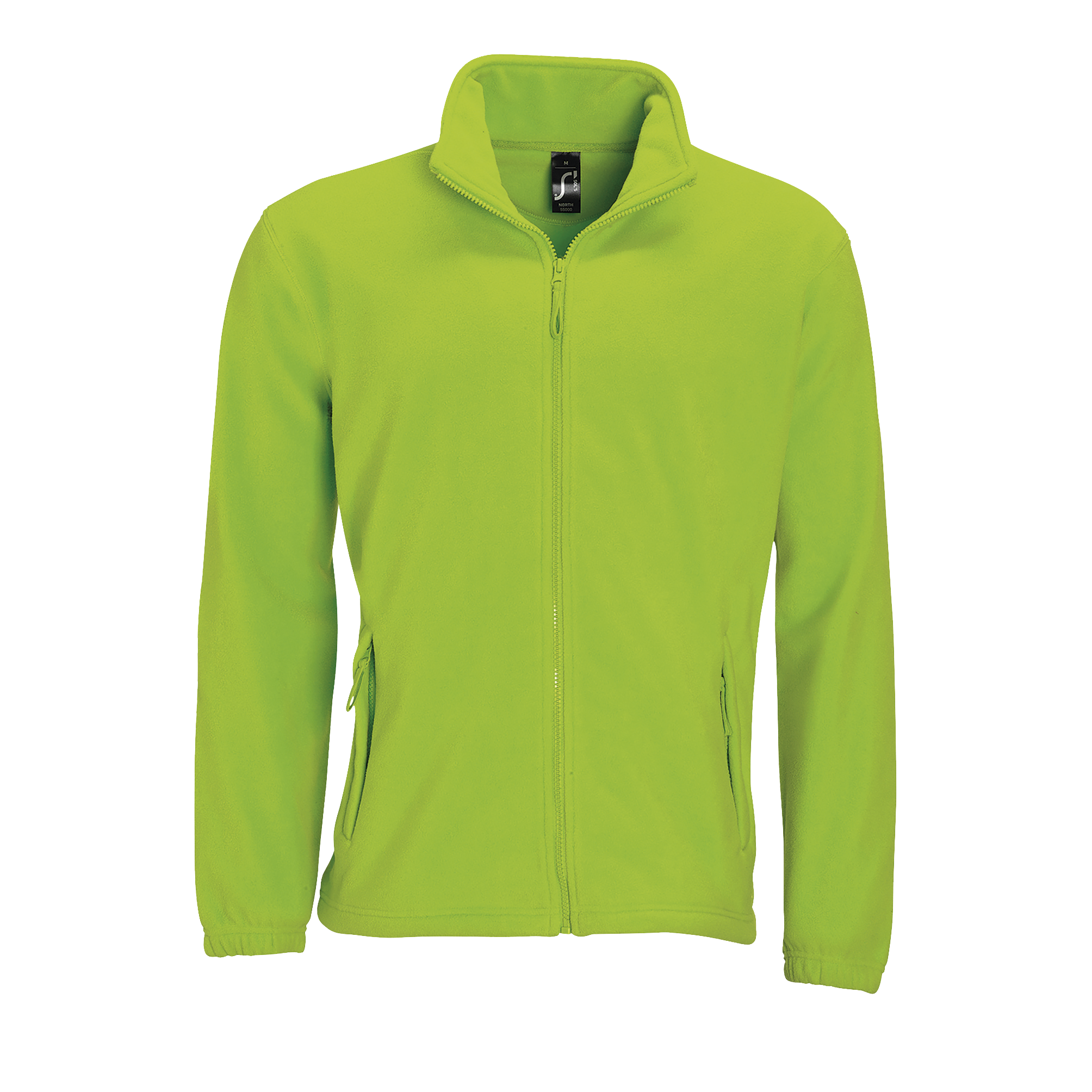 VESTE POLAIRE ZIPPÉE HOMME NORTH Lime Vert , à personnaliser avec le logo de votre club. VESTE POLAIRE ZIPPÉE HOMME NORTH Lime Vert