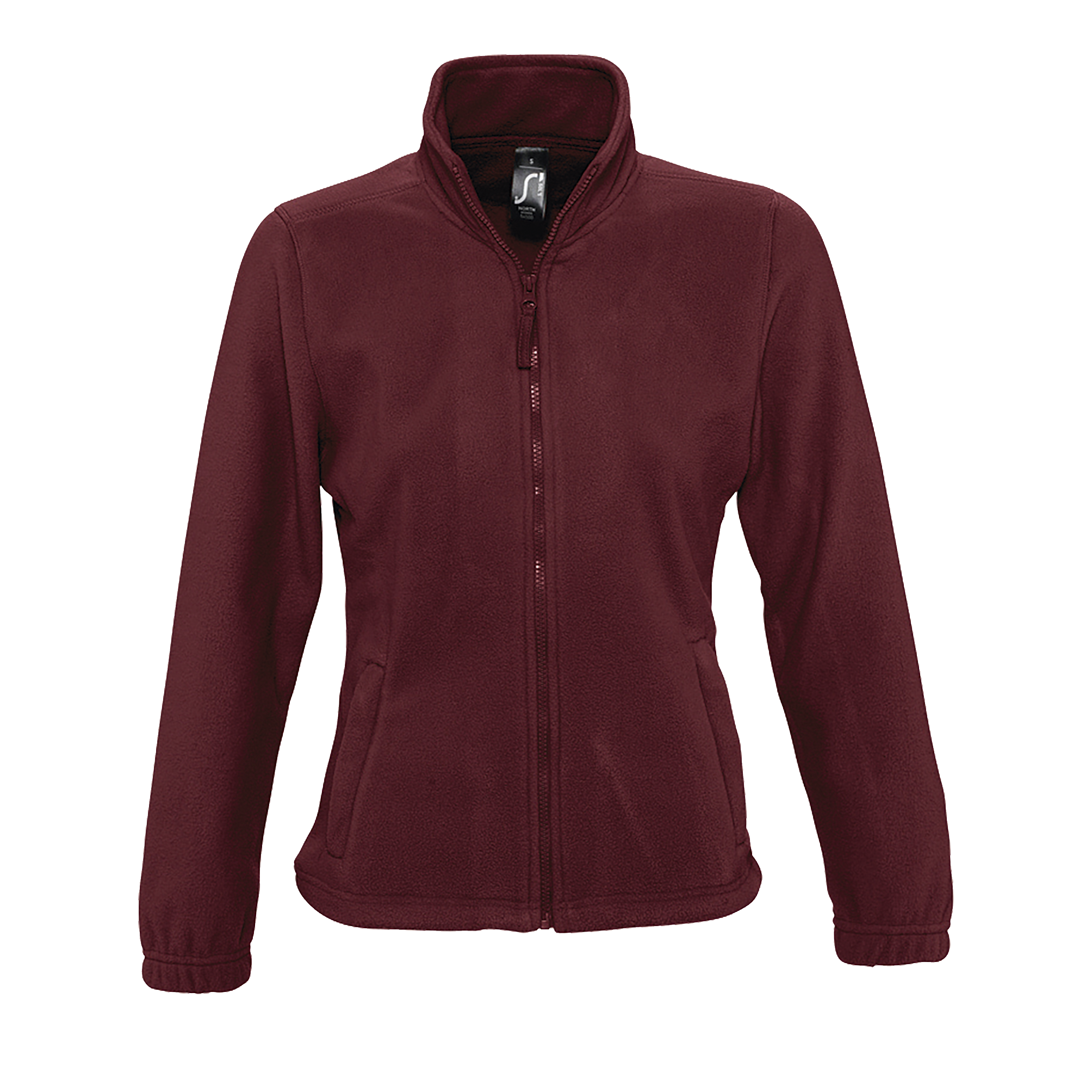 VESTE POLAIRE ZIPPÉE FEMME NORTH WOMEN Bordeaux Rouge, à personnaliser avec le logo de votre club. VESTE POLAIRE ZIPPÉE FEMME NORTH WOMEN Bordeaux Rouge