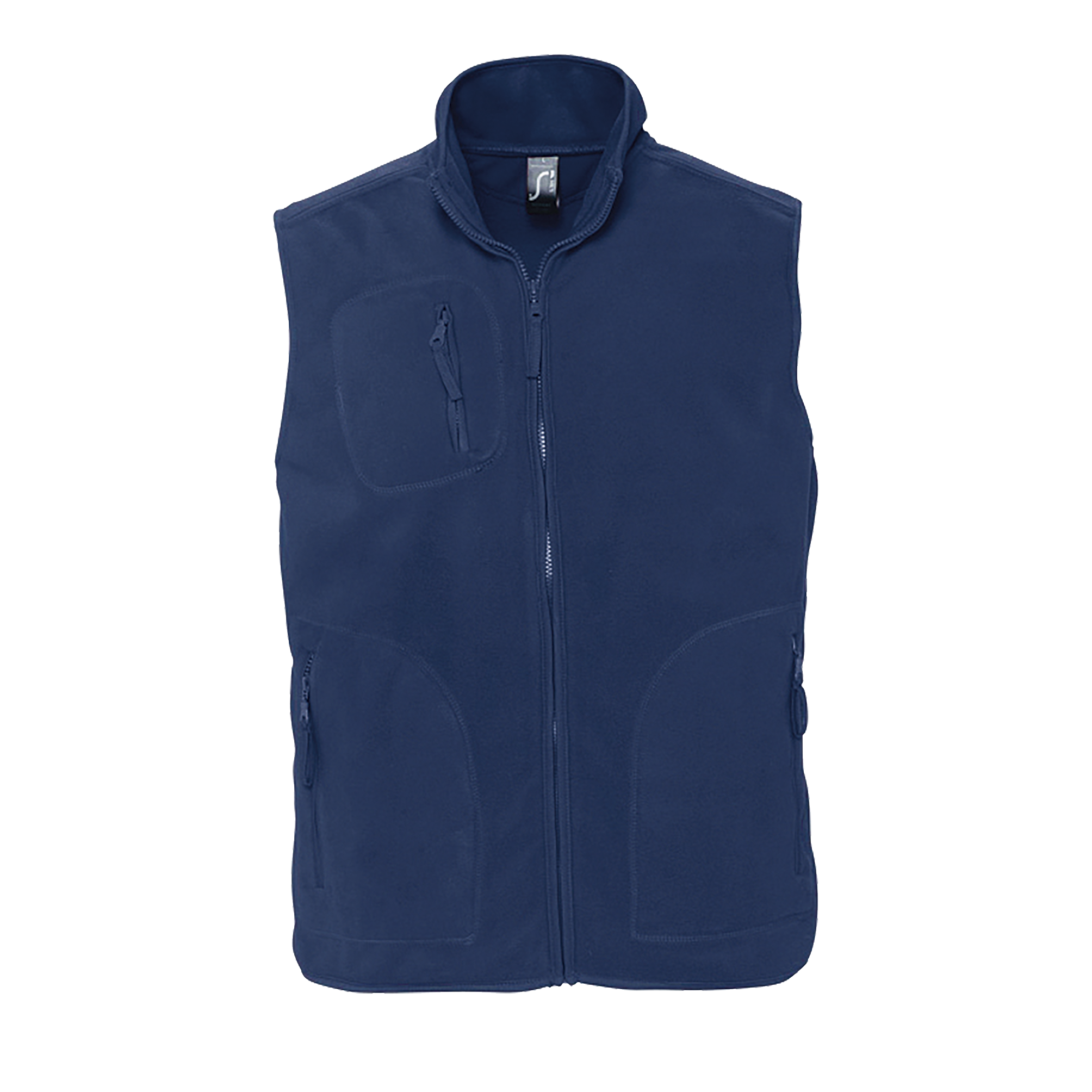 GILET POLAIRE UNISEXE SANS MANCHES NORWAY Marine Bleu , à personnaliser avec le logo de votre club. GILET POLAIRE UNISEXE SANS MANCHES NORWAY Marine Bleu